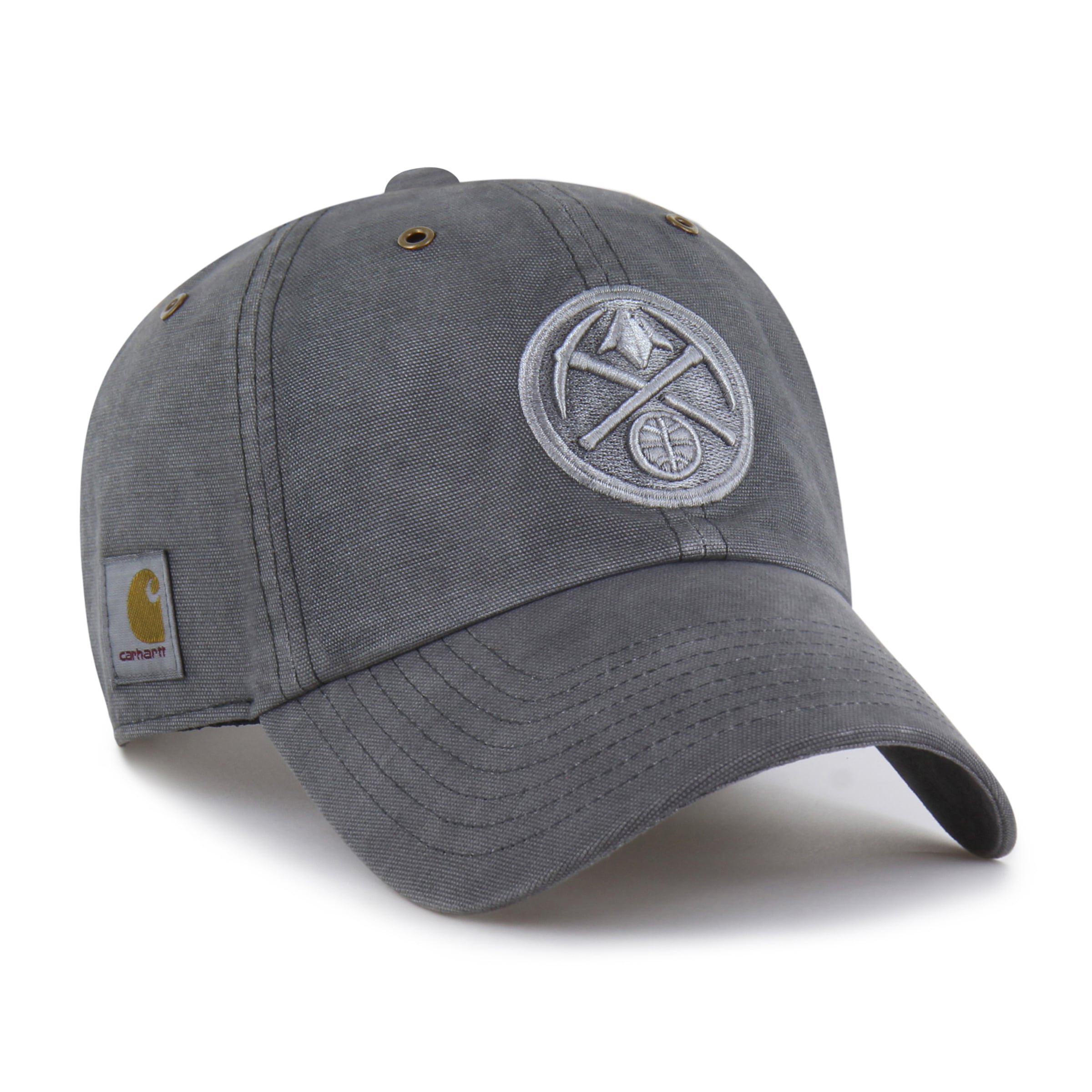Men's Denver Nuggets Carhartt x '47 Charcoal Clean Up Adjustable Hat