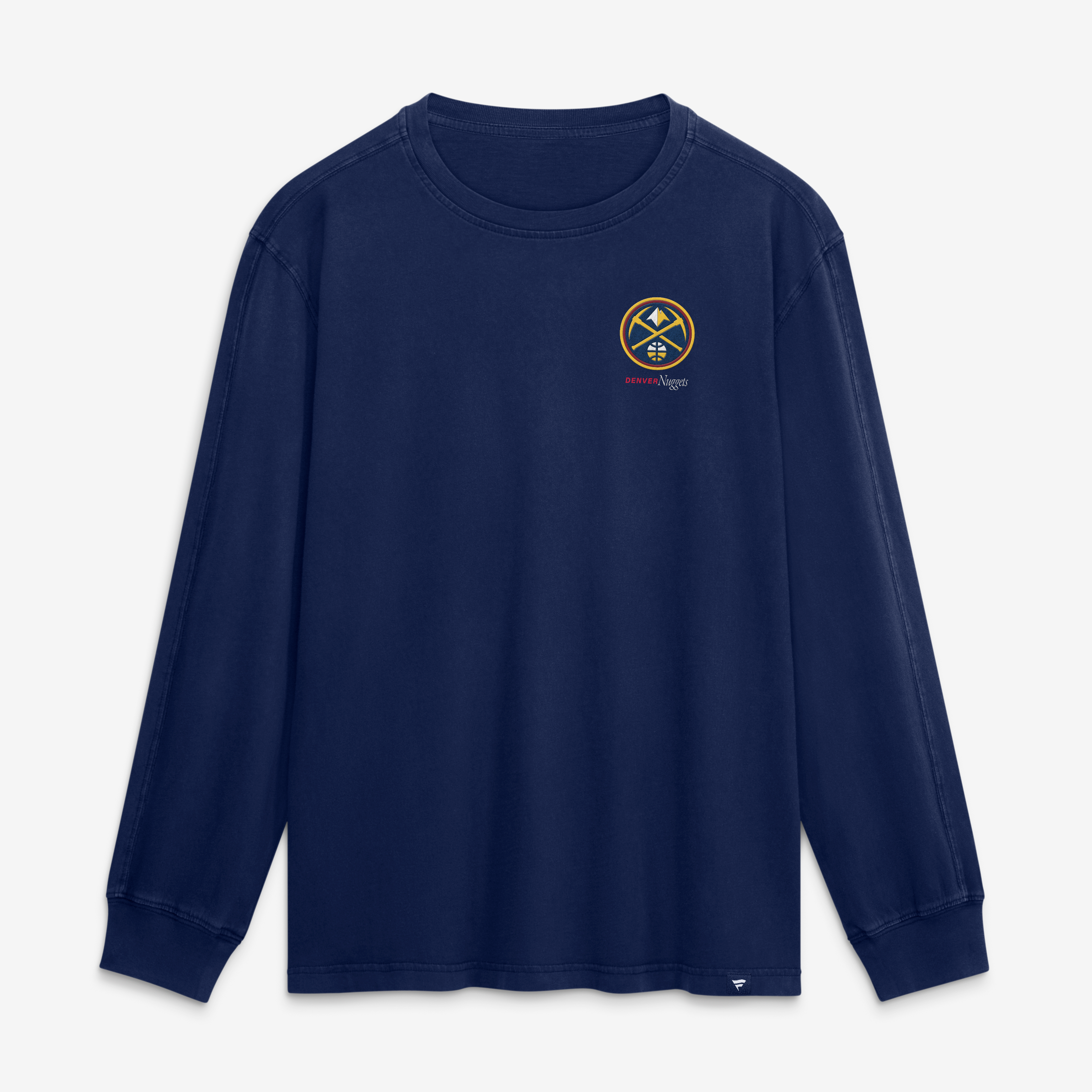 T-shirt à manches longues Fanatics Navy Denver Nuggets Coaching Time pour homme