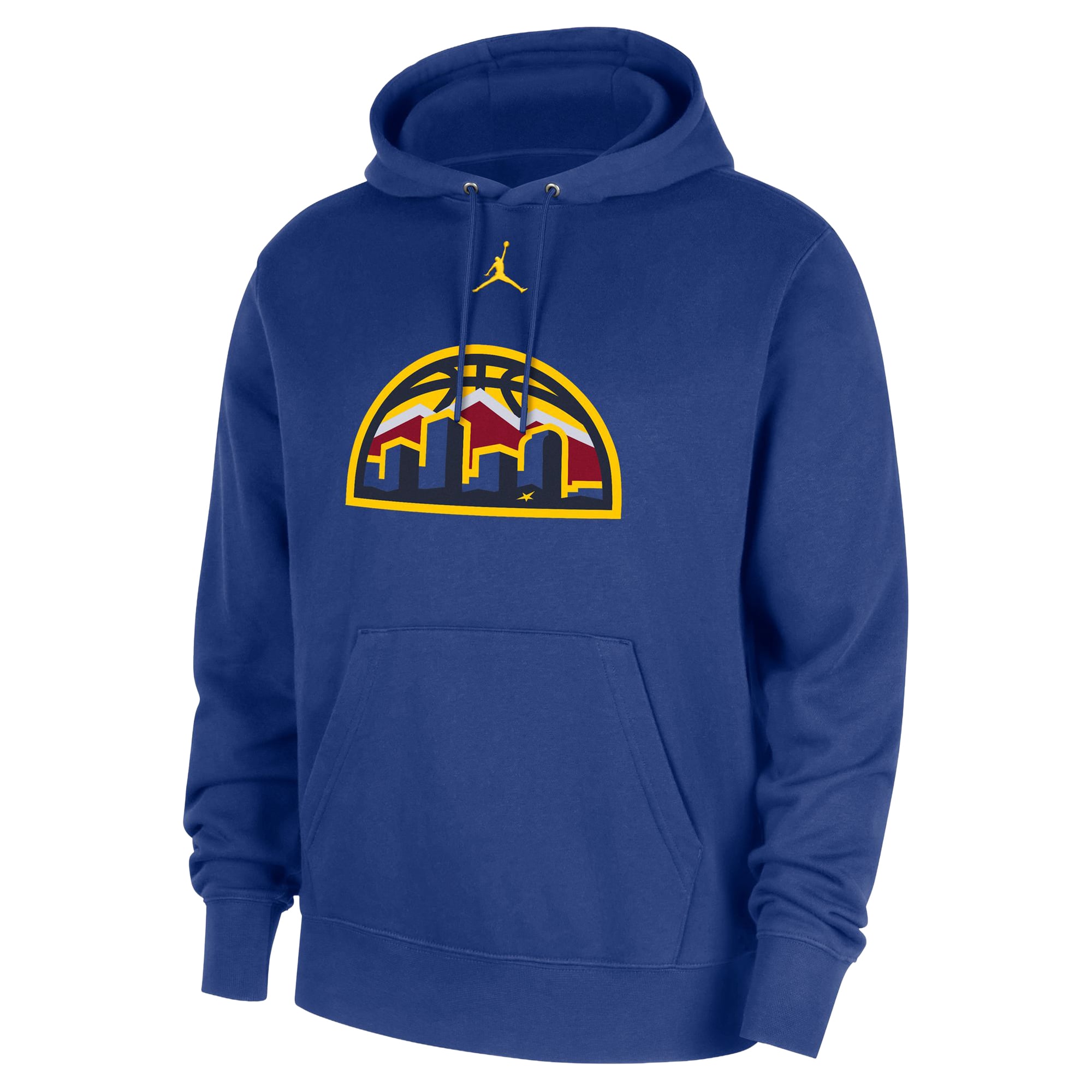 Men's Jordan Brand  Rush Blue Denver Nuggets Statement Edition Club Fleece Hoodie