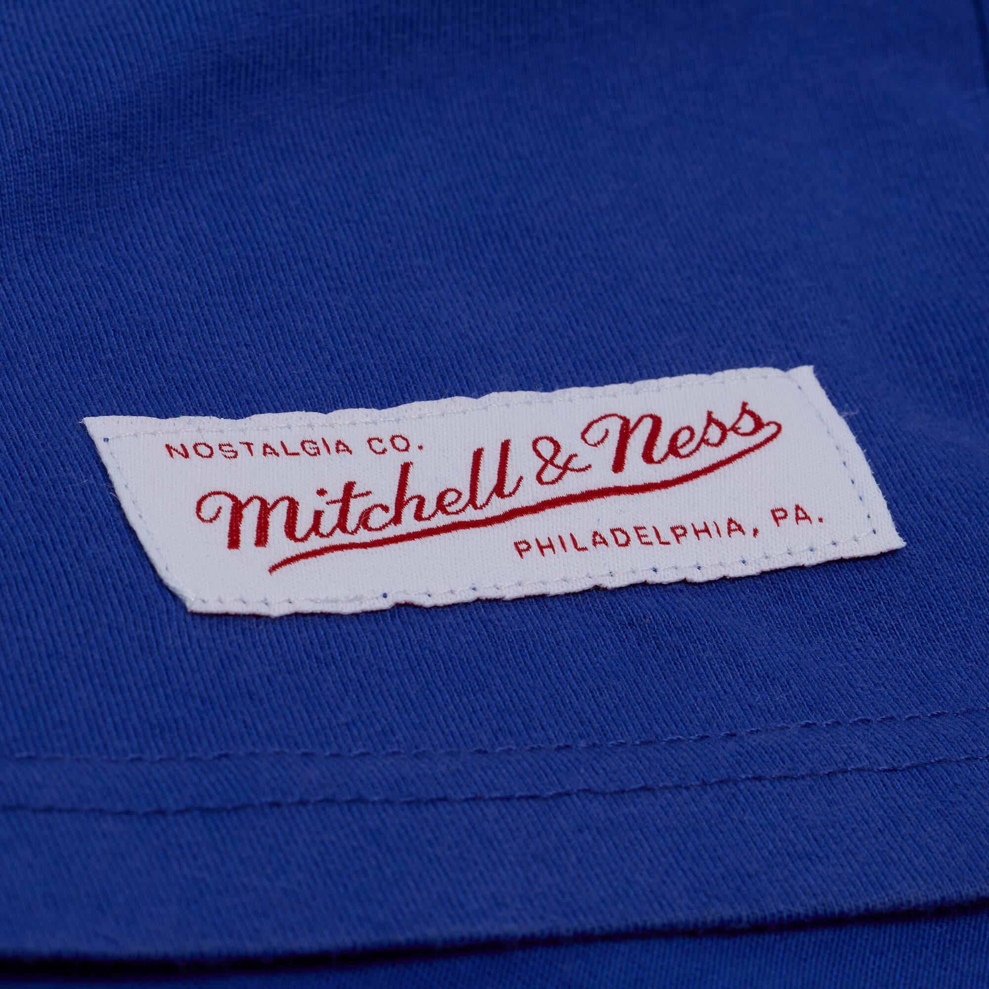 T-shirt Mitchell & Ness bleu Denver Nuggets Core Essentials pour homme