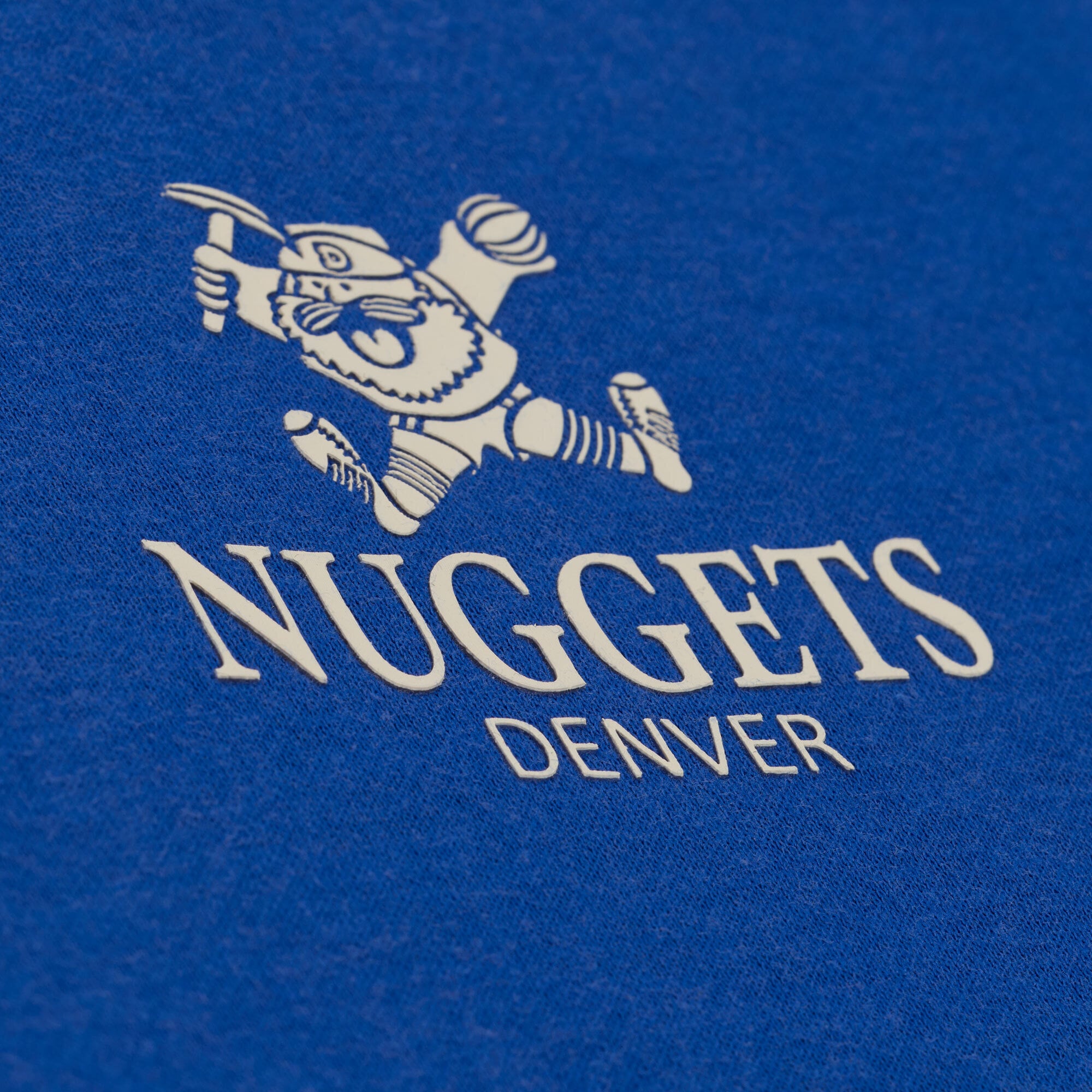 Sweat à capuche en polaire Mitchell & Ness Royal Denver Nuggets pour homme