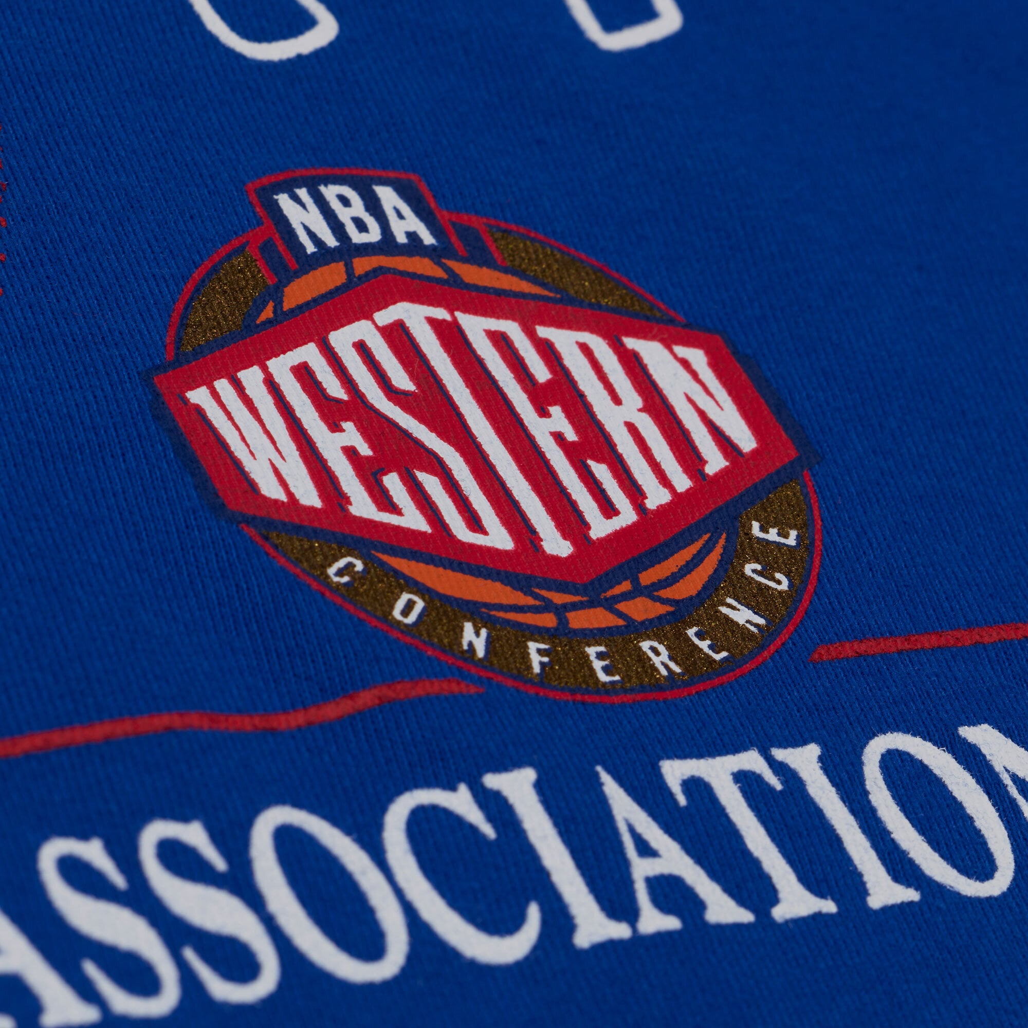 T-shirt graphique Mitchell & Ness Royal Denver Nuggets pour homme