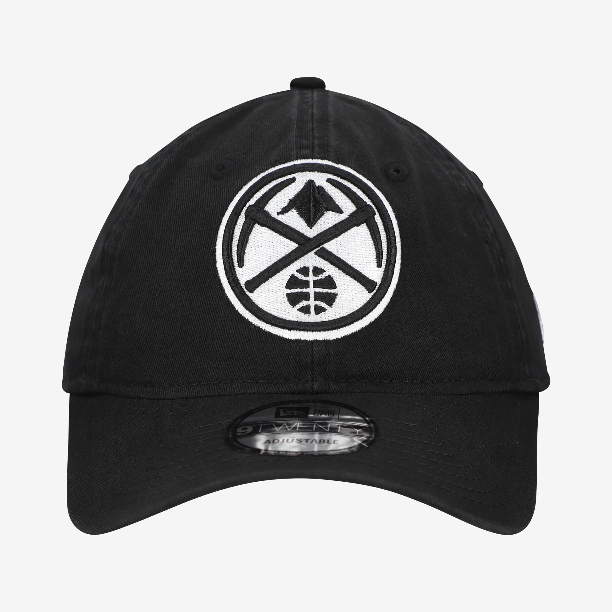 Men's New Era Black Denver Nuggets 9TWENTY Adjustable Hat