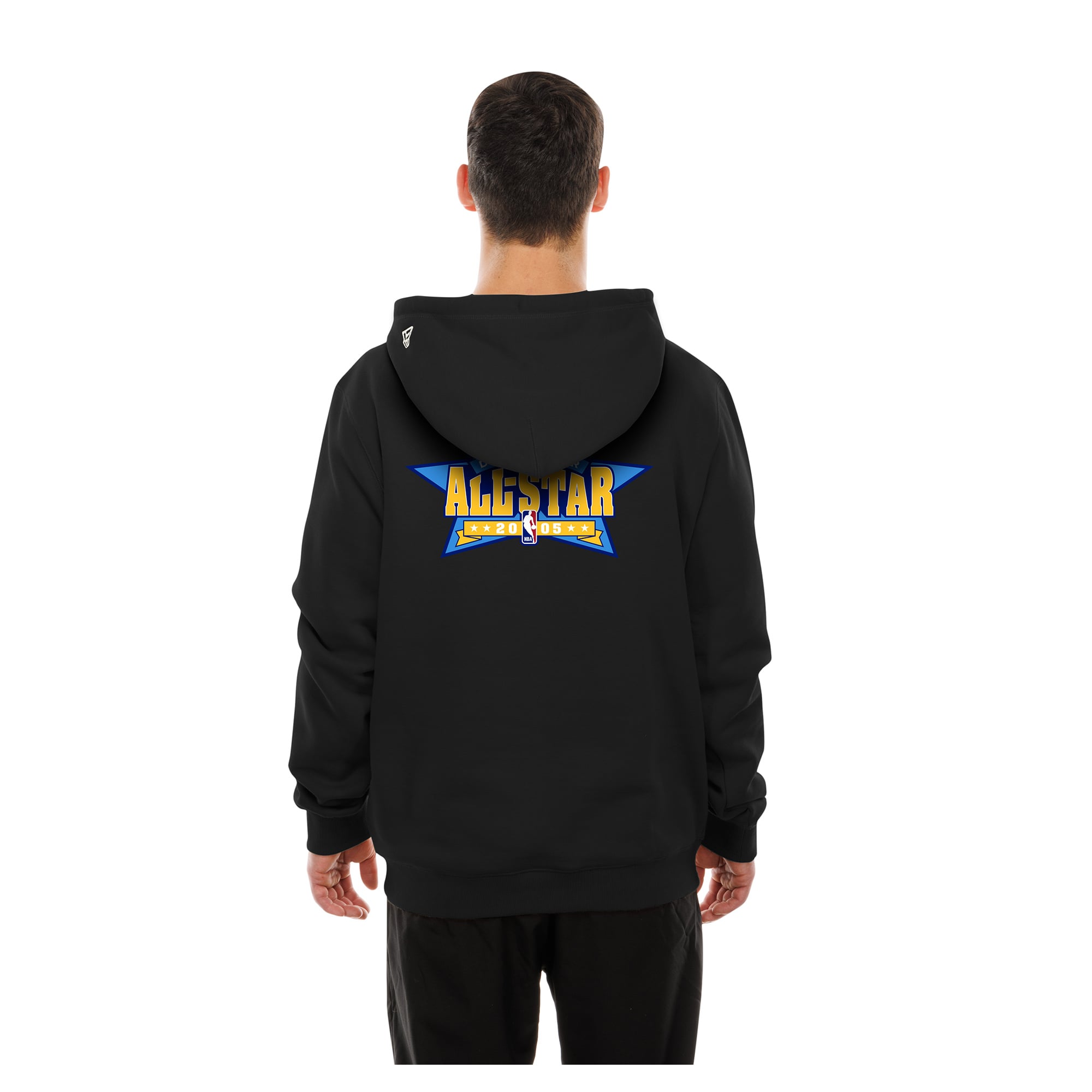 Sweat à capuche New Era noir pour homme