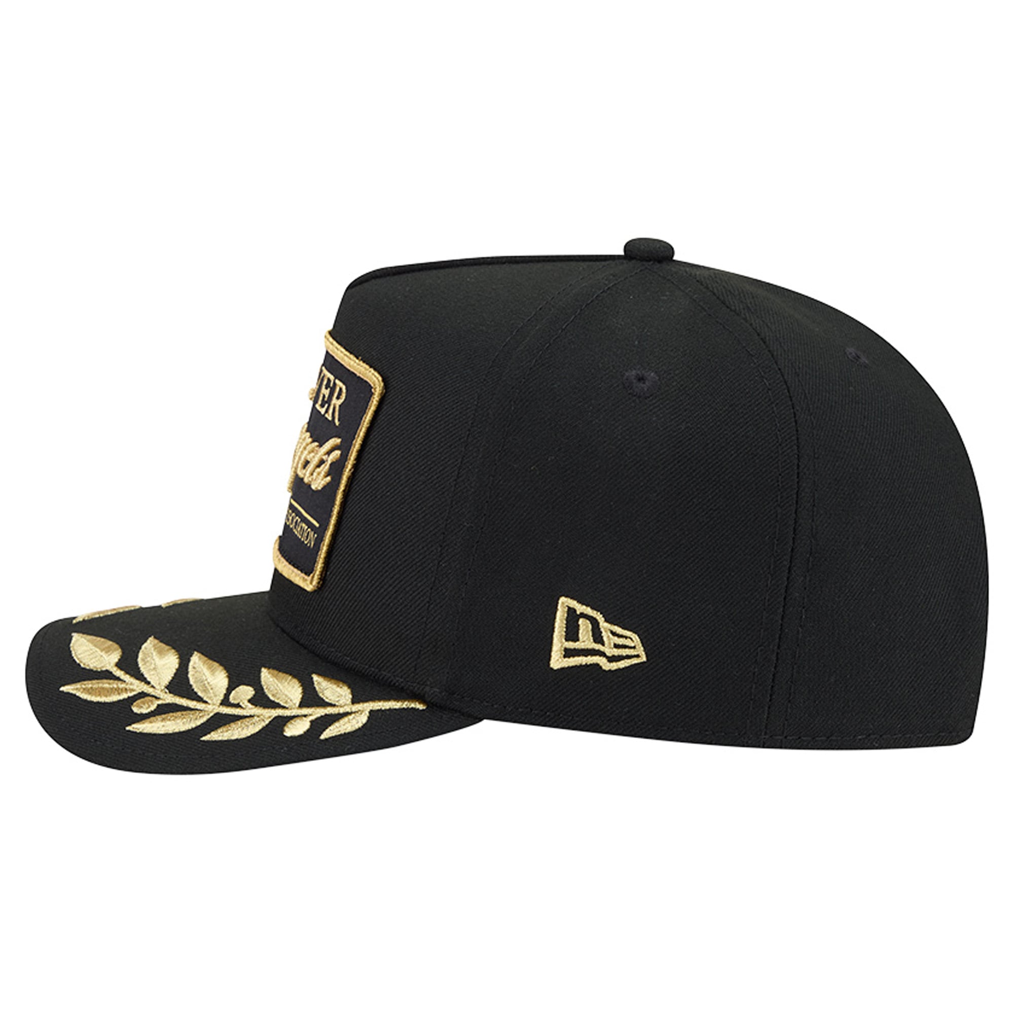 Men's New Era Black Denver Nuggets Golden 9FIFTY Snapback Hat
