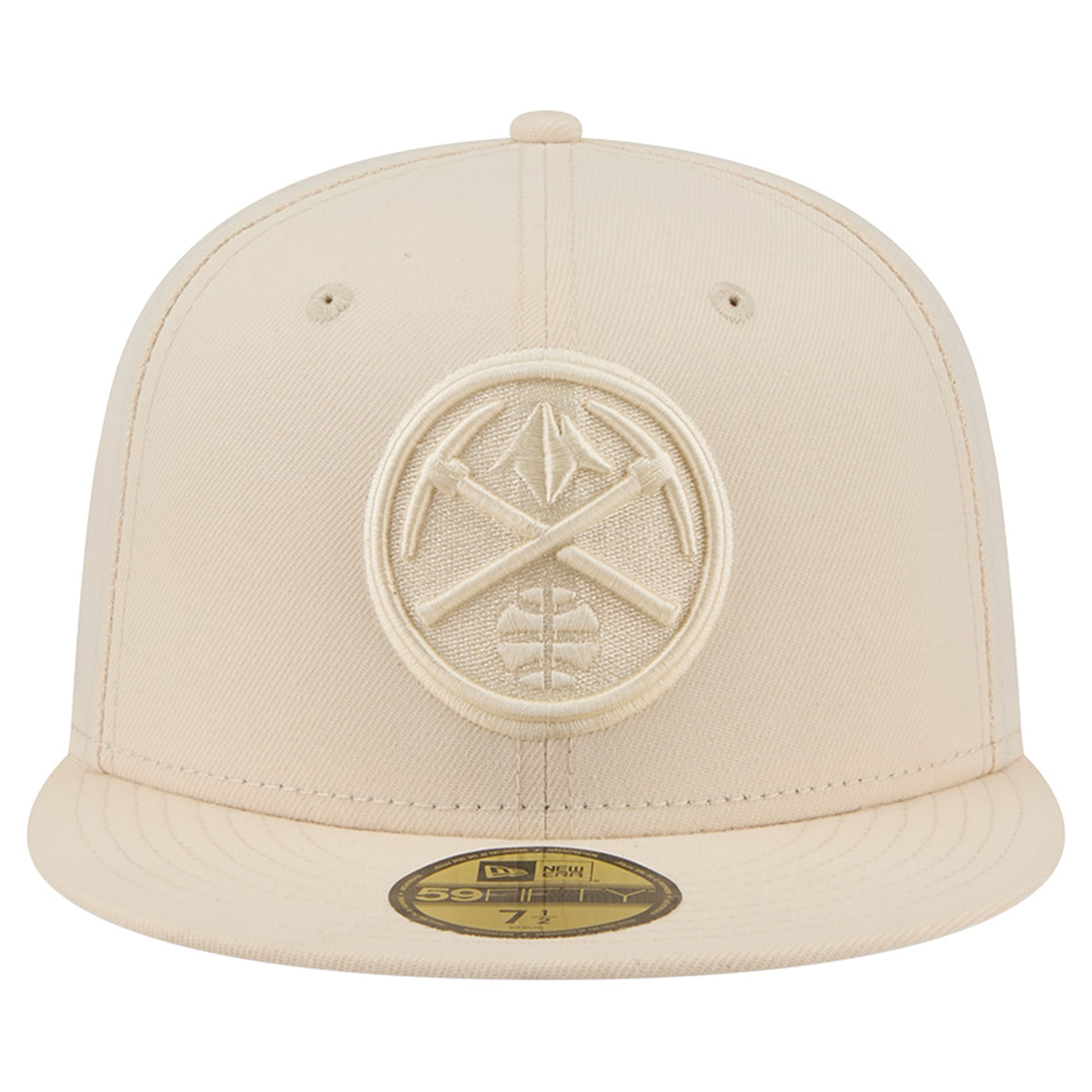 Casquette ajustée New Era 59FIFTY crème pour homme, coloris Denver Nuggets