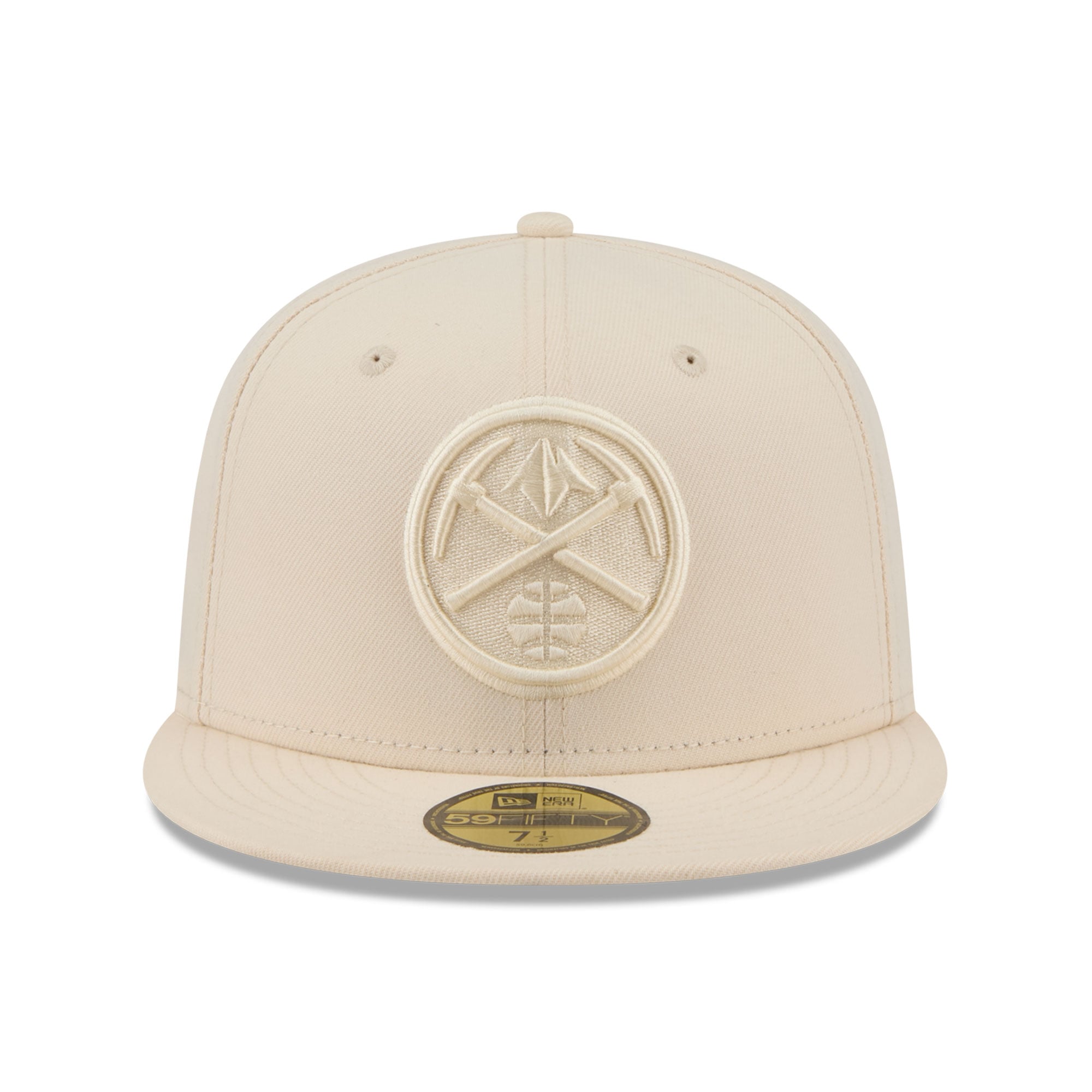 Casquette ajustée New Era 59FIFTY crème pour homme, coloris Denver Nuggets