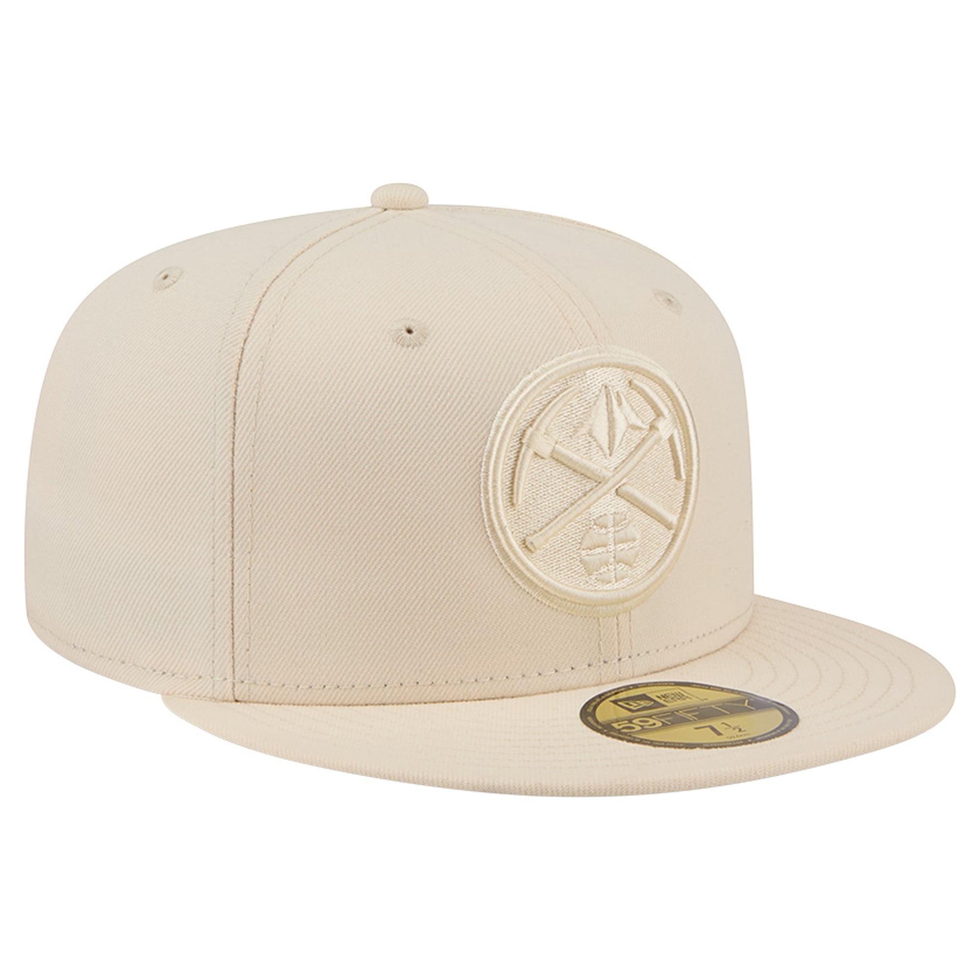 Casquette ajustée New Era 59FIFTY crème pour homme, coloris Denver Nuggets