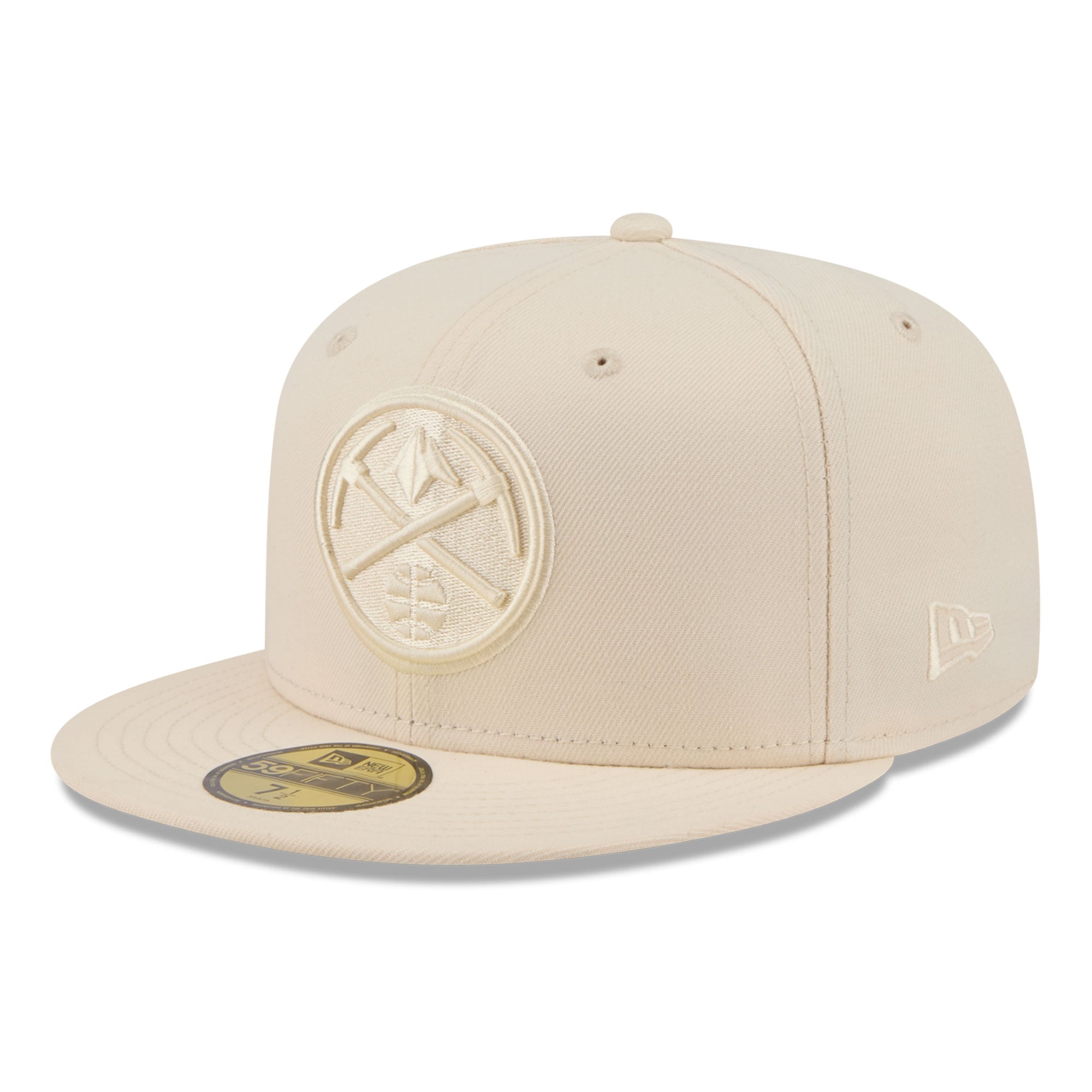 Casquette ajustée New Era 59FIFTY crème pour homme, coloris Denver Nuggets