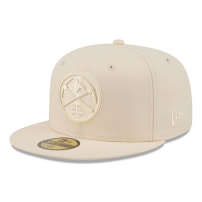 Denver Nuggets New Era Color Pack 59FIFTY Fitted Hat - Cream