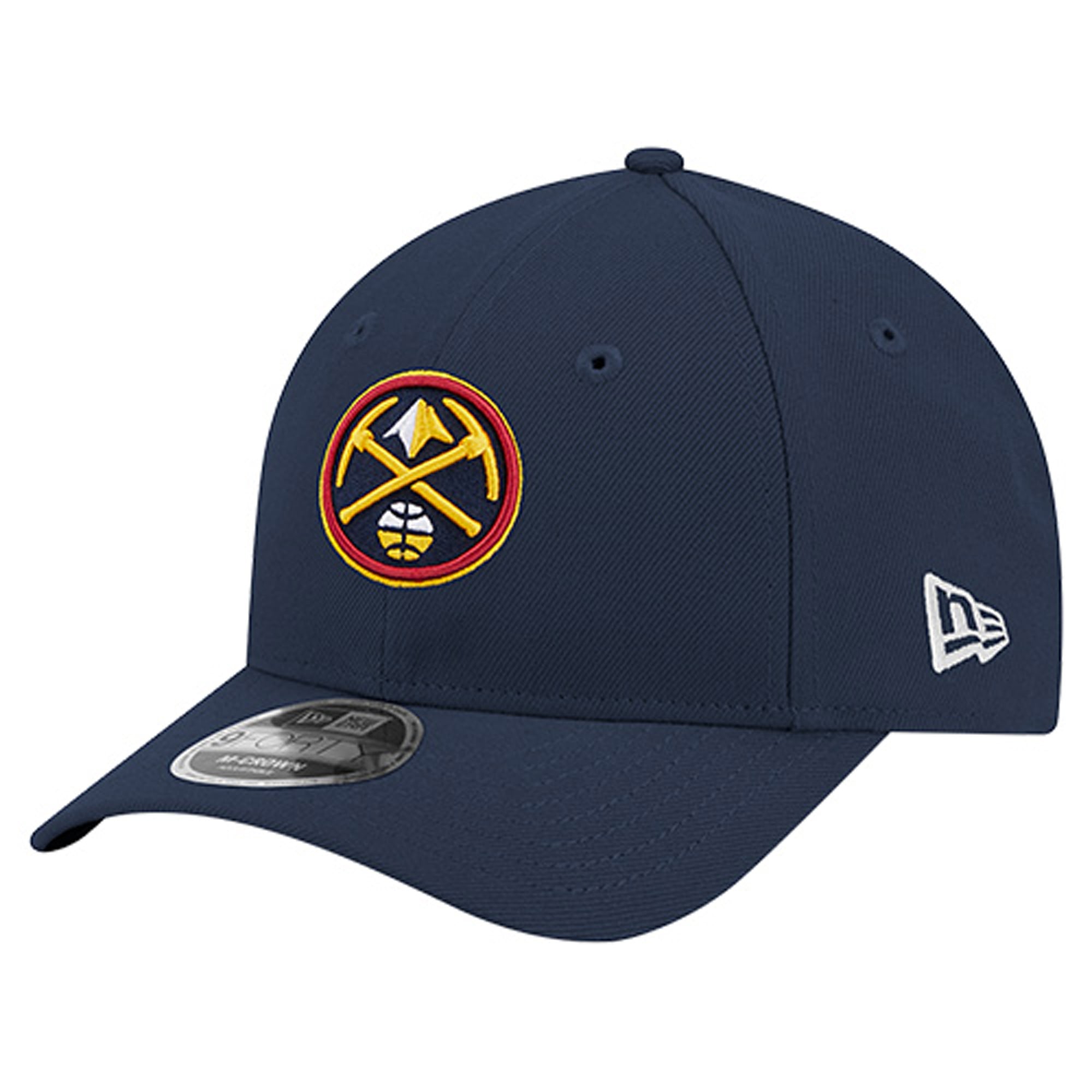 Men's Denver Nuggets New Era Navy 9FORTY Stock M-Crown Adjustable Hat