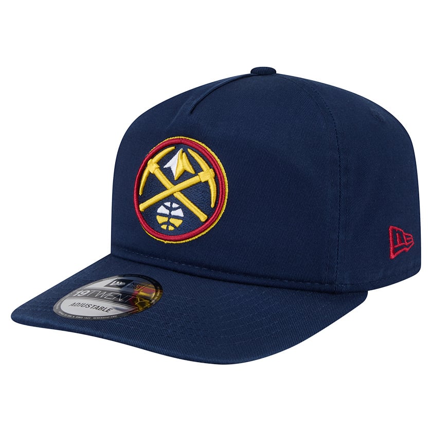 Men's Denver Nuggets New Era Navy Cotton 19TWENTY Adjustable Hat