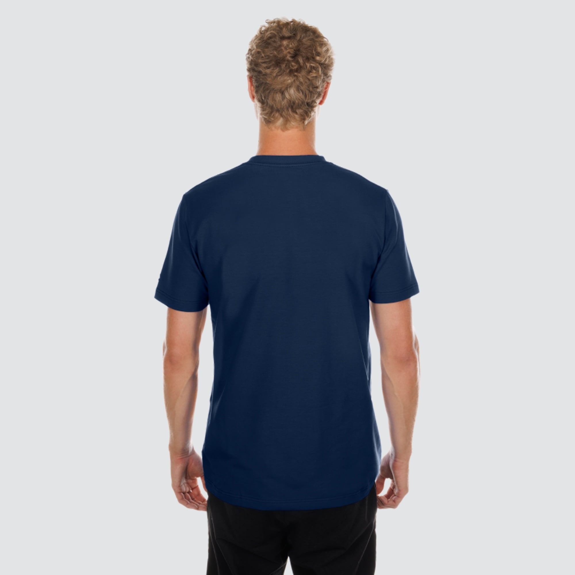 T-shirt floqué New Era bleu marine Denver Nuggets avec écusson Laurel Crest pour homme