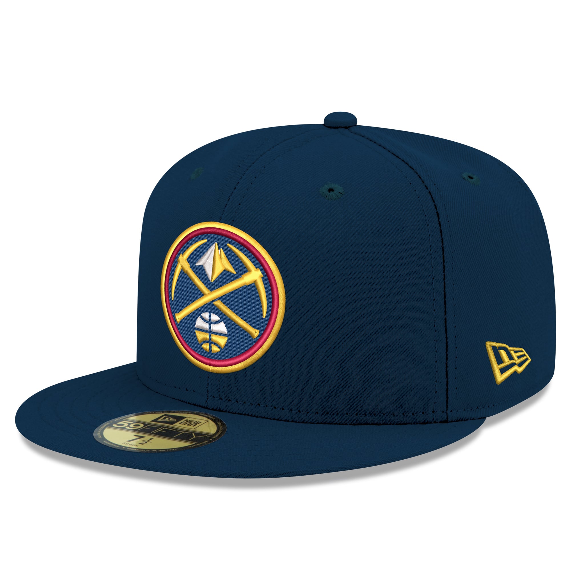 Men's Denver Nuggets  New Era Navy Team 59FIFTY Fitted Hat