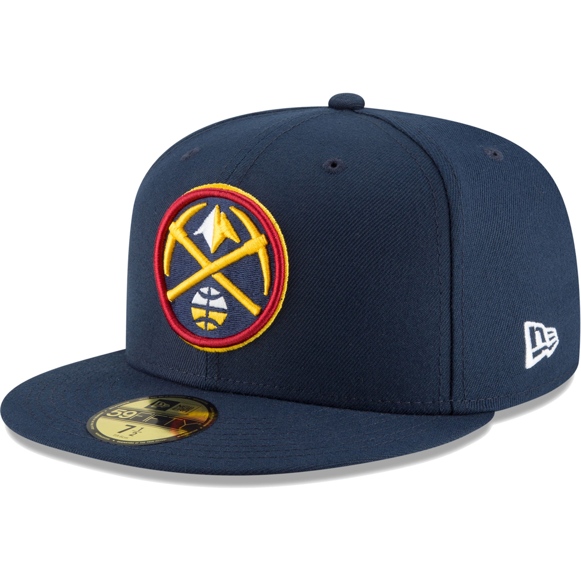 Men's Denver Nuggets New Era Navy Team 59FIFTY Fitted Hat