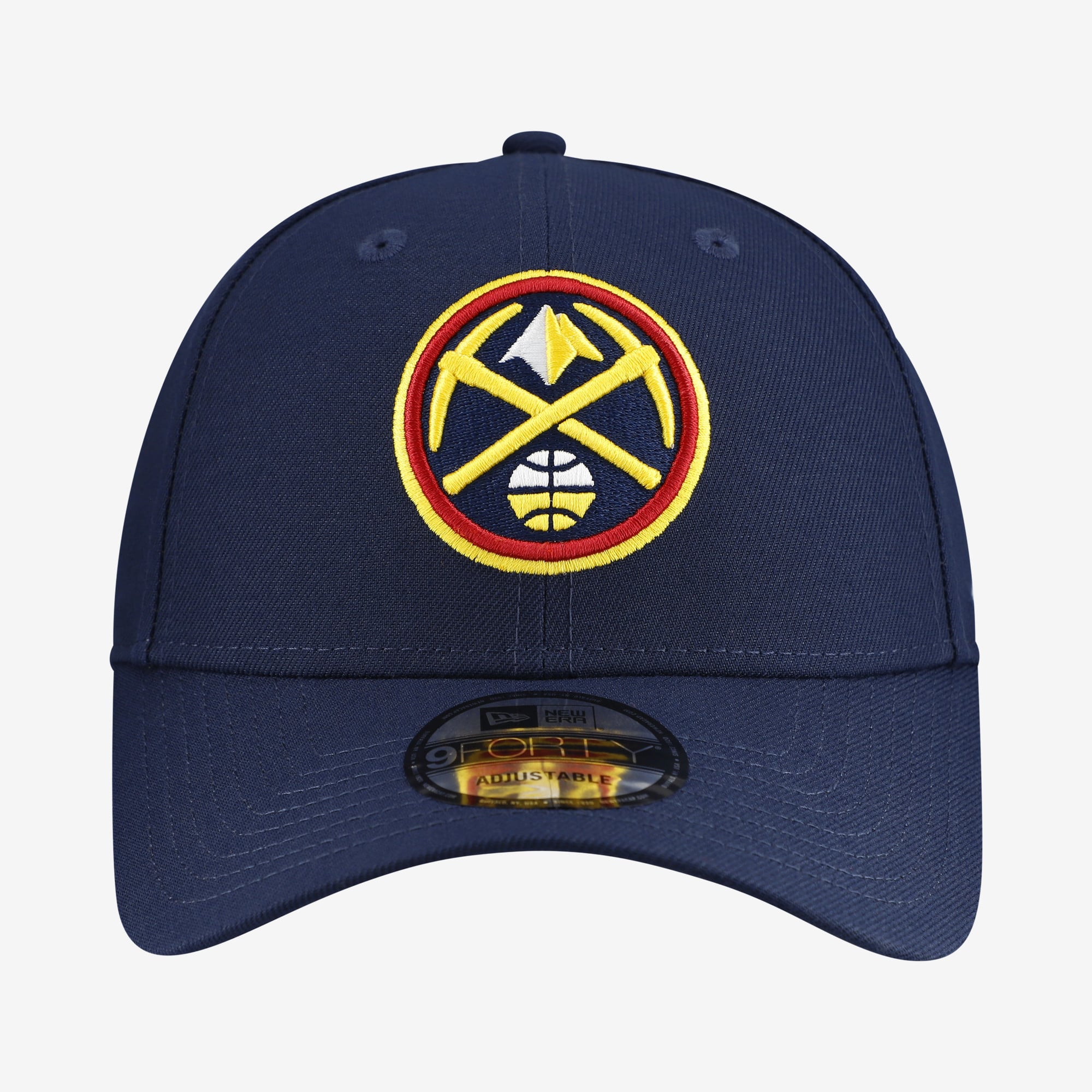 Men's New Era  Navy Denver Nuggets Team 9FORTY Adjustable Hat