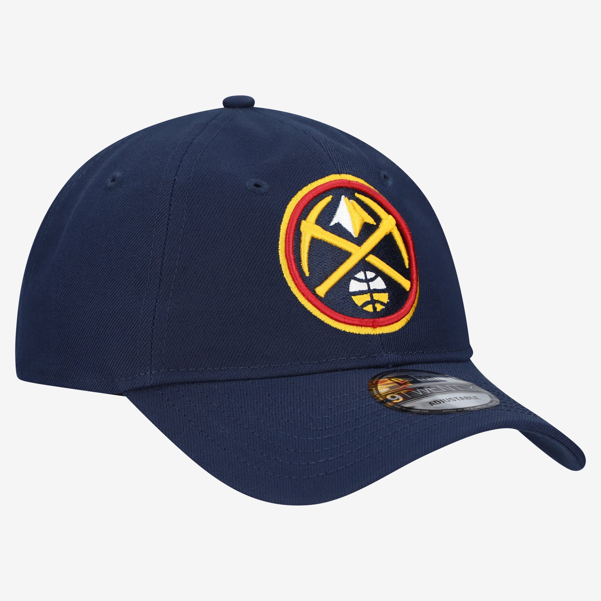 Men's New Era  Navy Denver Nuggets Team 9TWENTY Adjustable Hat