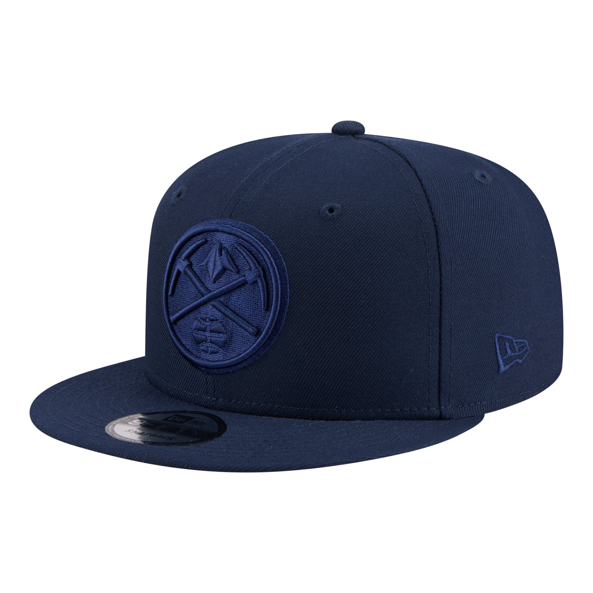 Men's Denver Nuggets New Era Navy Tonal Color Pack 9FIFTY Snapback Hat
