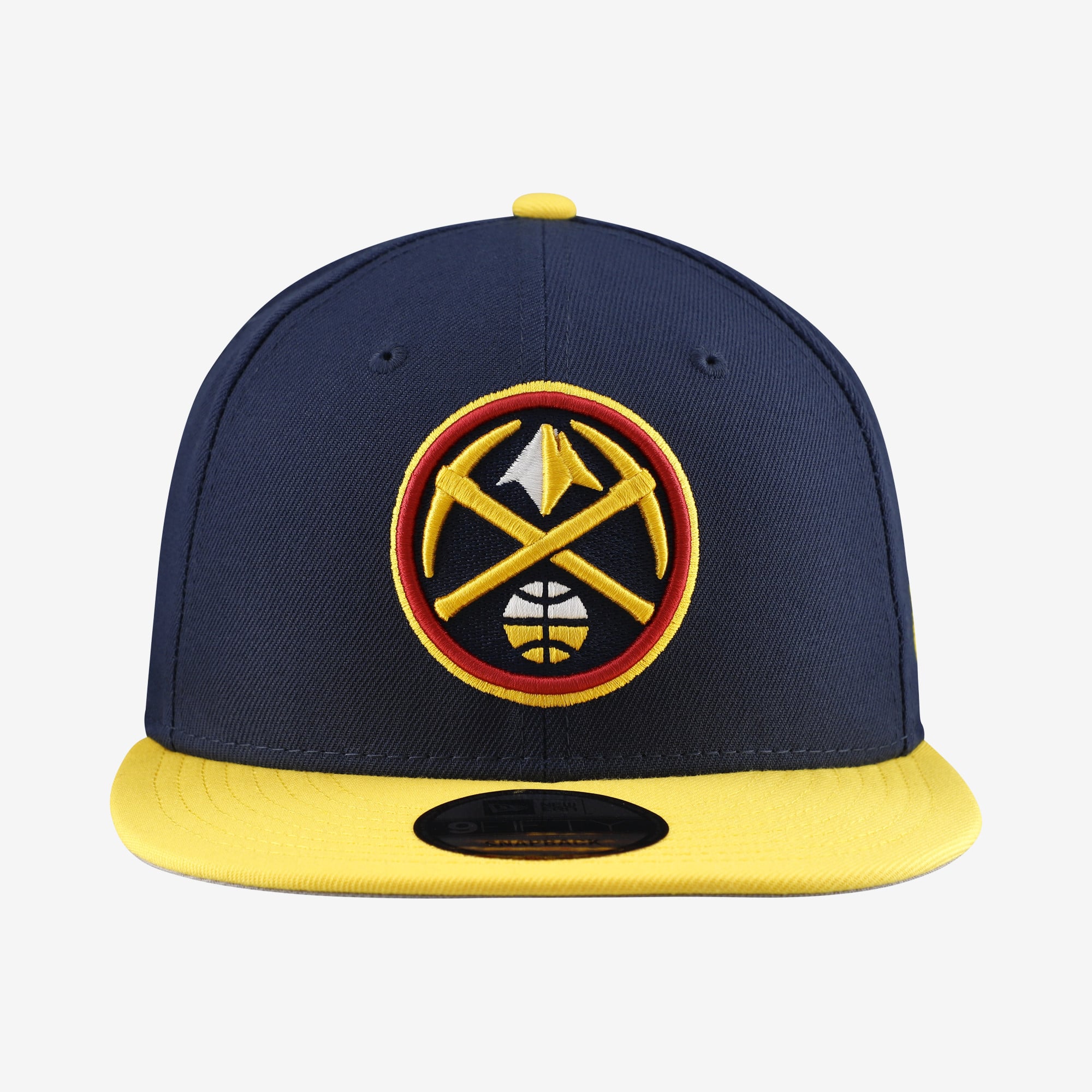Men's New Era  Navy Denver Nuggets Two-Tone 9FIFTY Snapback Hat