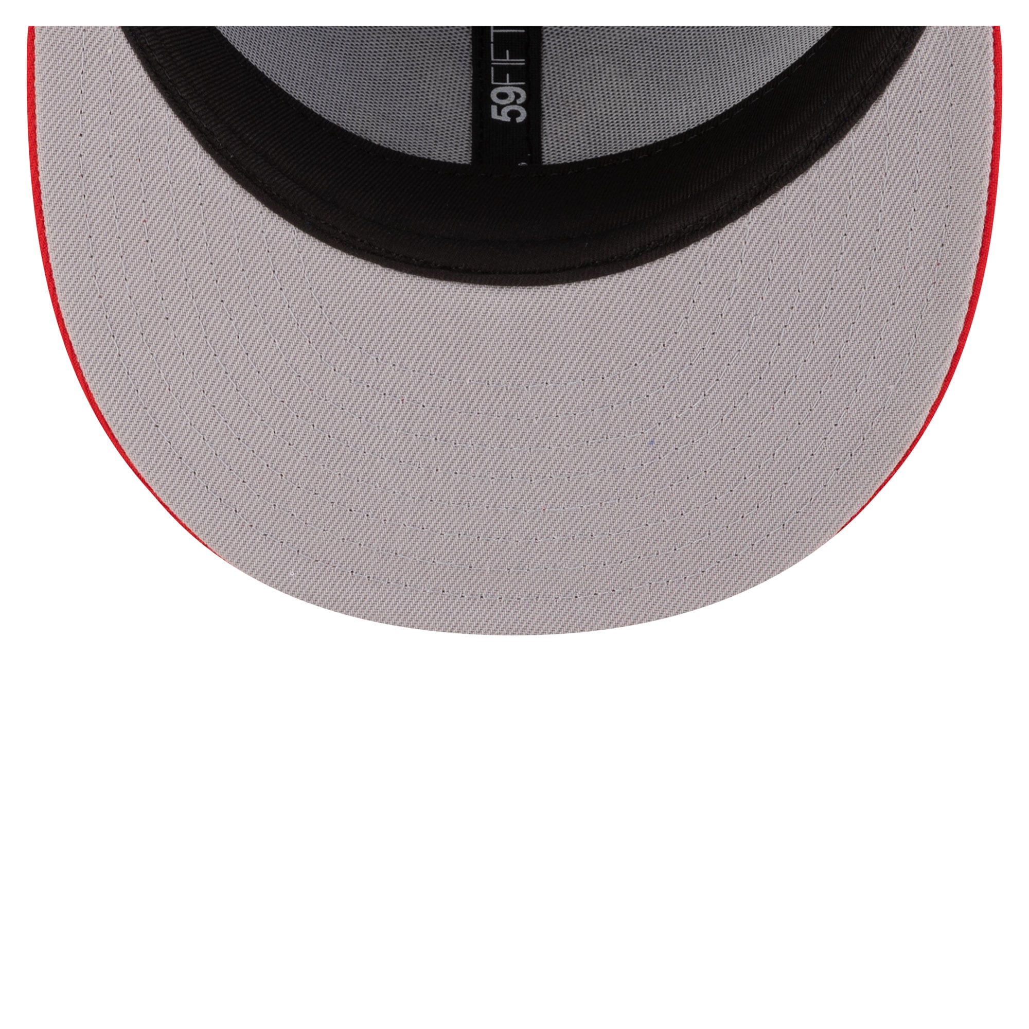 Casquette ajustée New Era 59FIFTY pour homme, bleu roi/rouge, Denver Nuggets, style années 80.