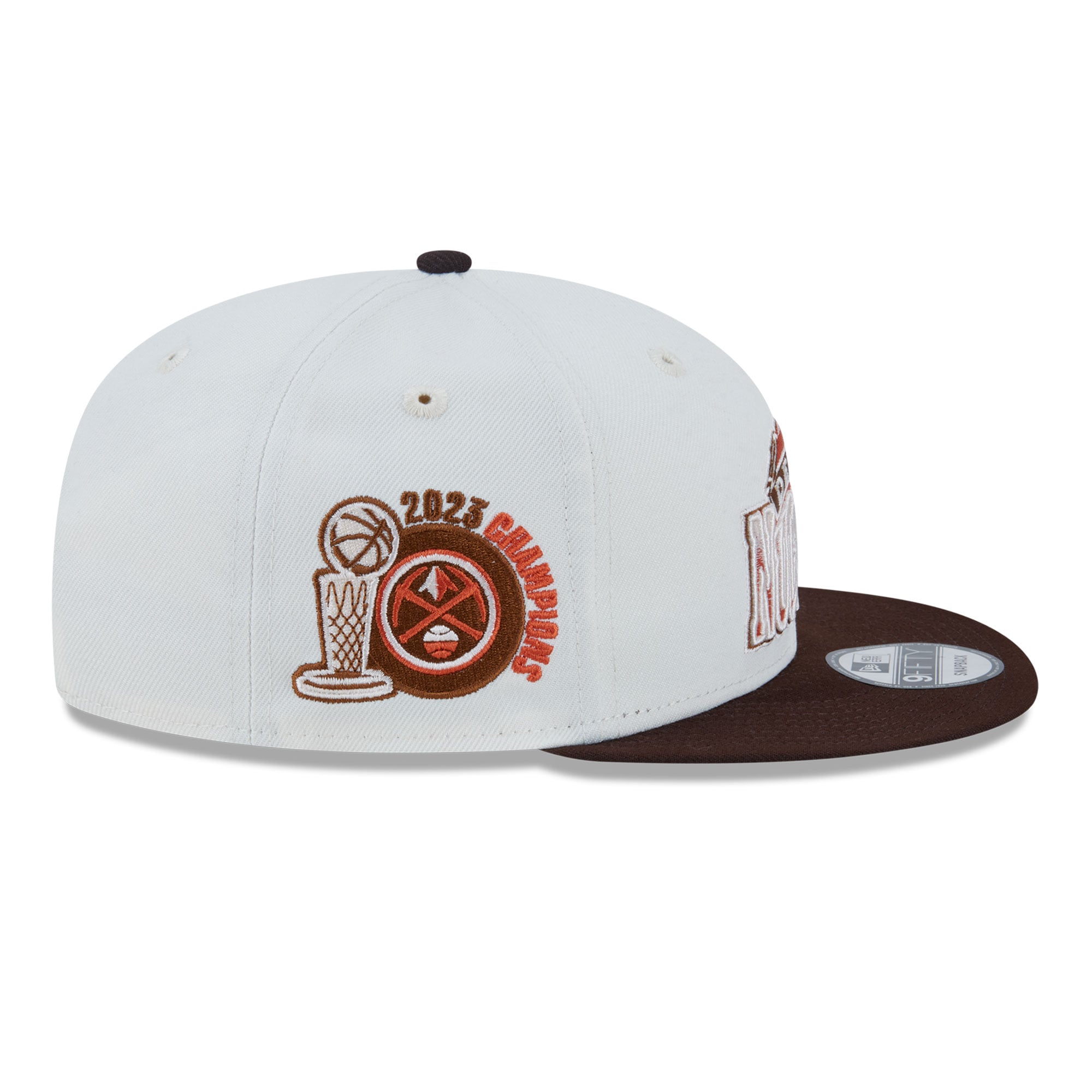 Men's New Era  White Denver Nuggets Pumpkin Spice 9FIFTY Snapback Hat