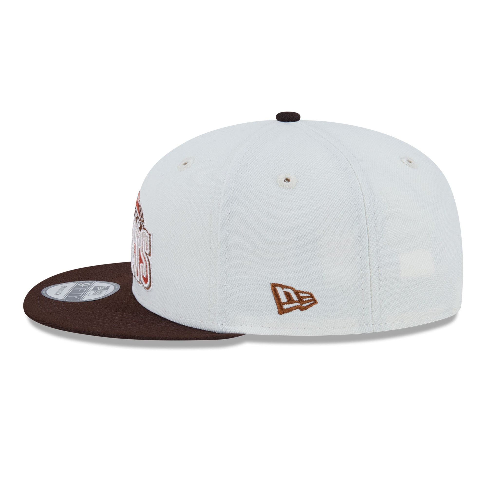Men's New Era  White Denver Nuggets Pumpkin Spice 9FIFTY Snapback Hat