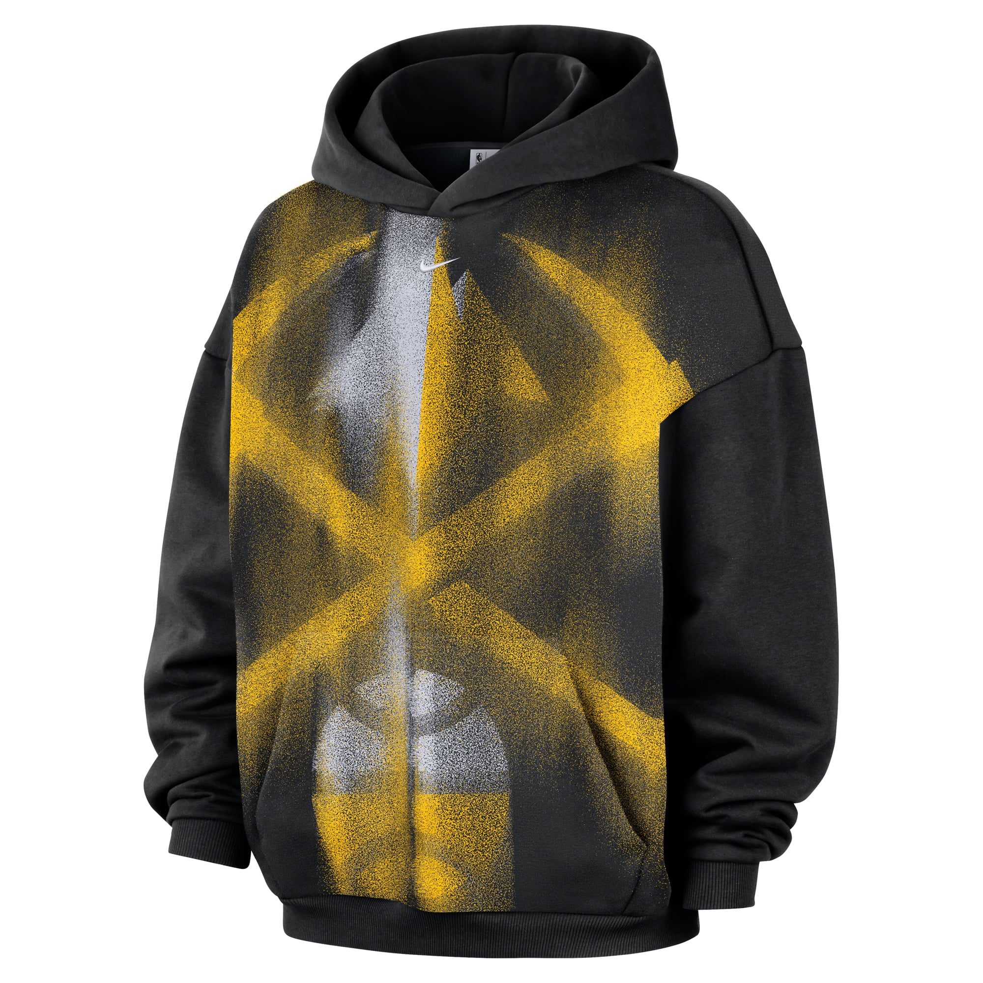 Sweat à capuche Nike Denver Nuggets 2026 Standard Issue Practice Icon Fleece noir pour homme