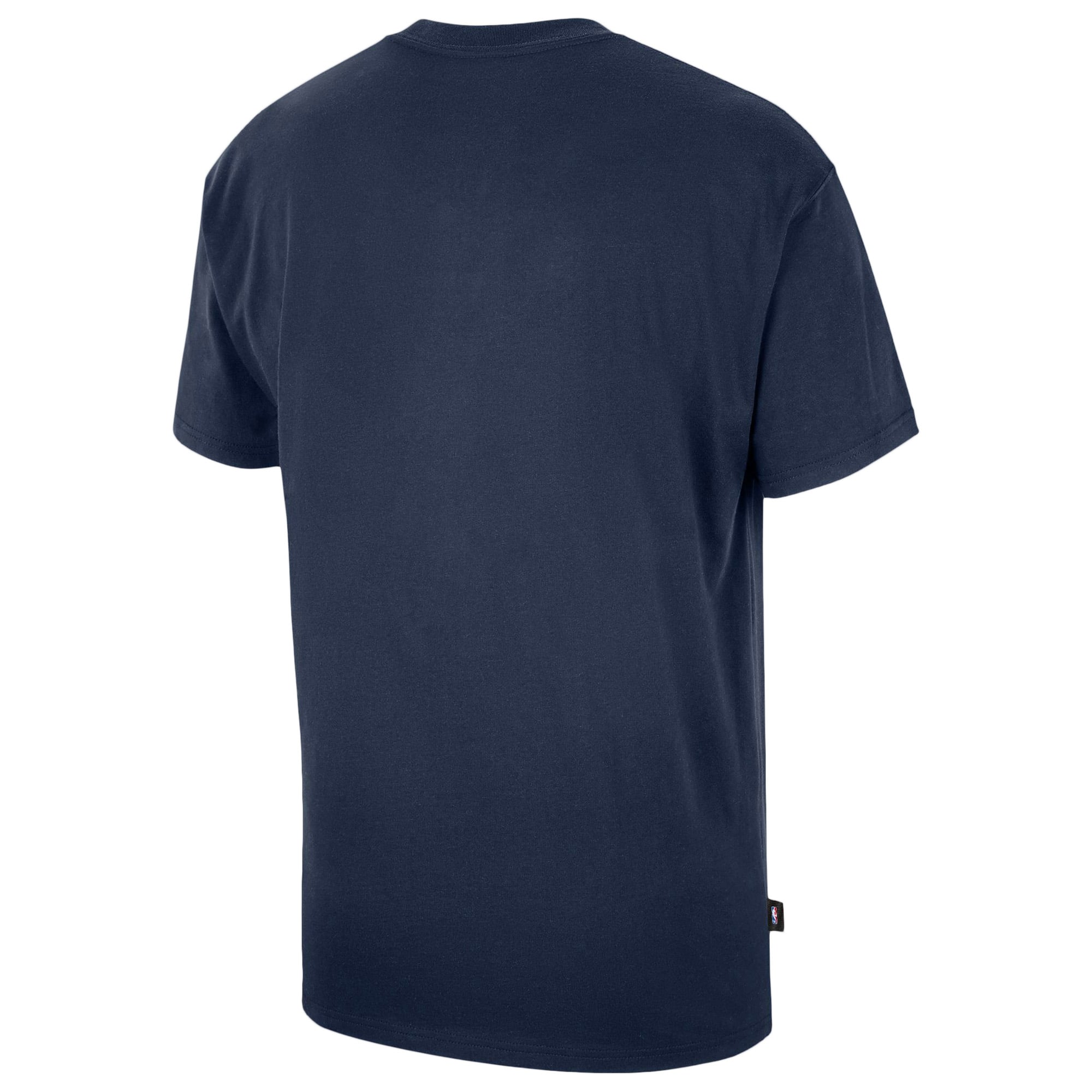 T-shirt d'entraînement Nike Denver Nuggets bleu marine pour homme, édition standard 2026