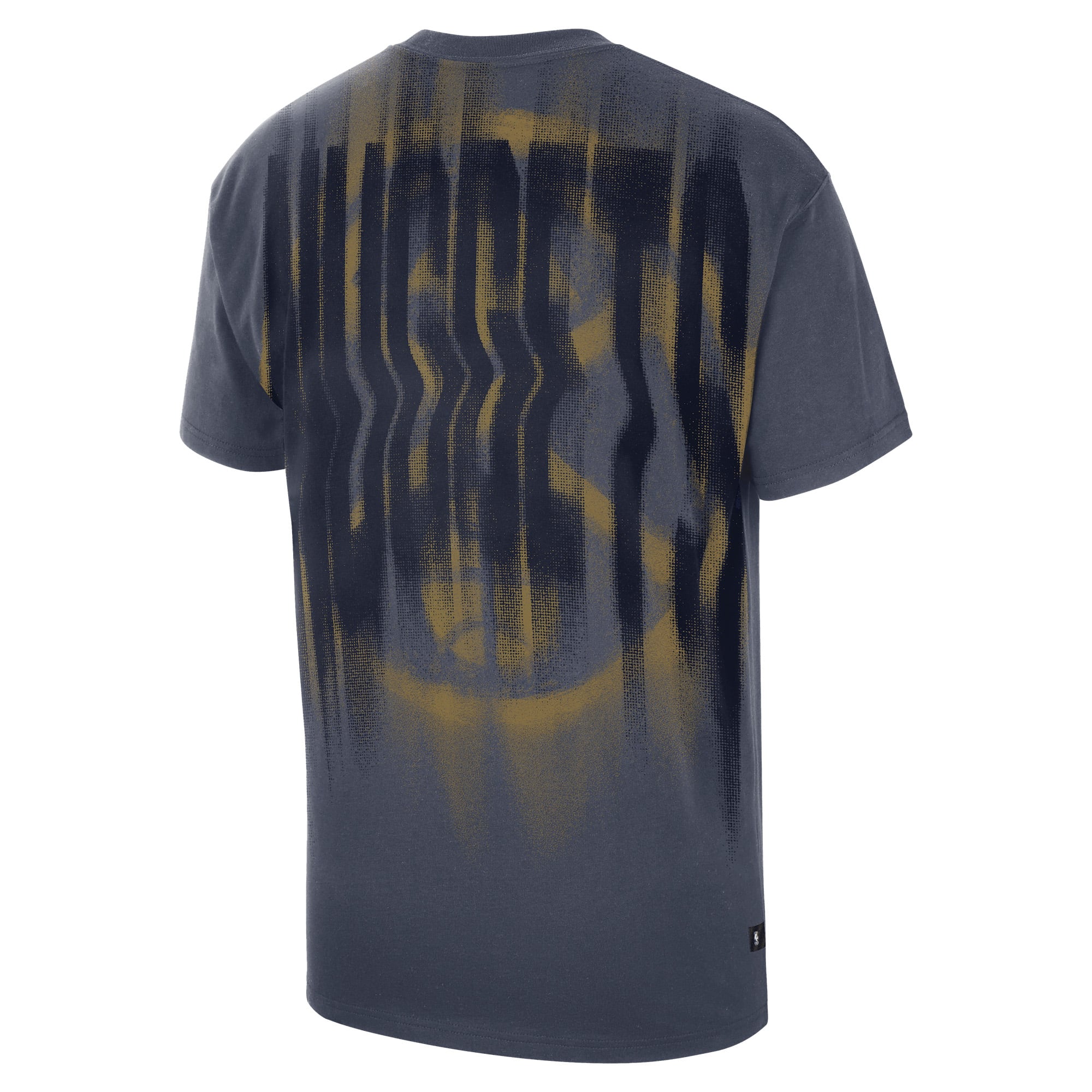 T-shirt Nike Max 90 d'avant-match, bleu marine, Denver Nuggets, édition standard 2026, pour homme