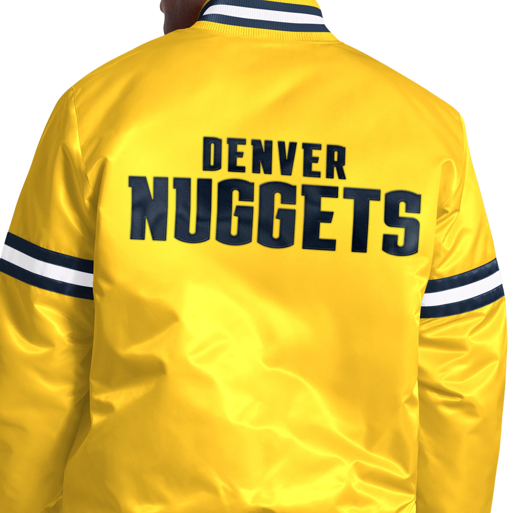 Veste universitaire Starter Gold Denver Nuggets Courtside II pour homme
