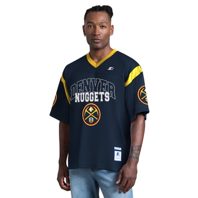 Denver Nuggets Starter Game Day V-Neck T-Shirt - Navy