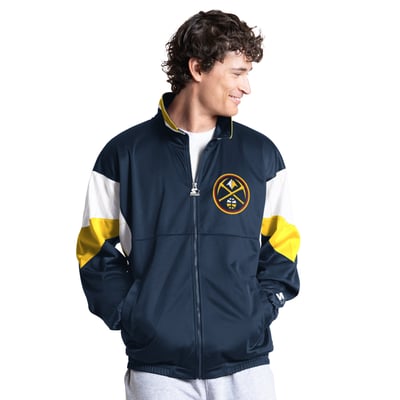 Denver Nuggets Starter Legacy Full-Zip Track Jacket - Navy