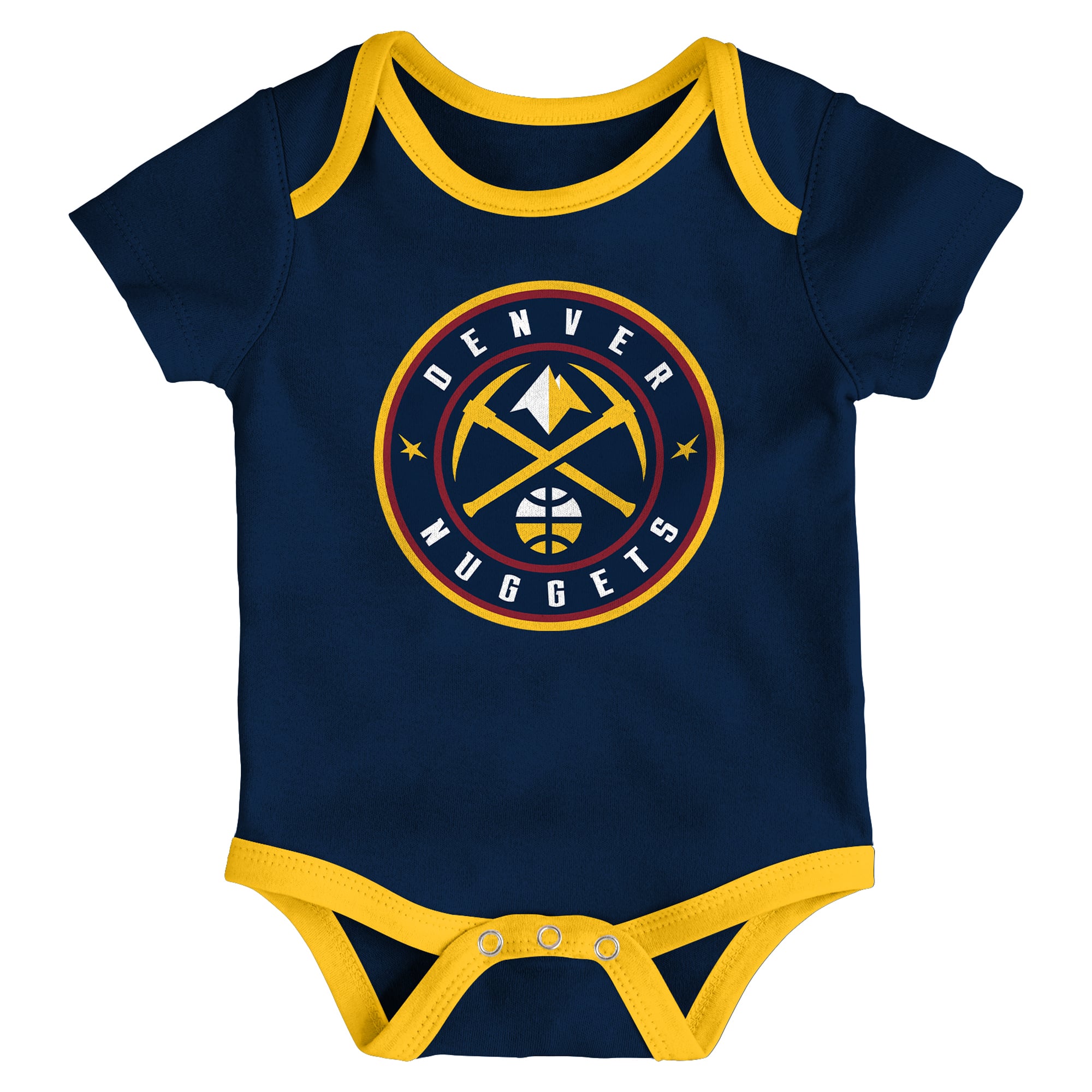 Ensemble de 3 bodies Outerstuff Denver Nuggets Born To Ball pour nouveau-nés et nourrissons