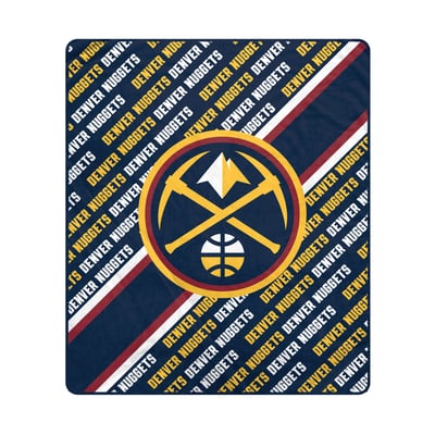 Denver Nuggets Pegasus 60" x 70" Diagonal Lined Wordmark Ultra Soft Blanket