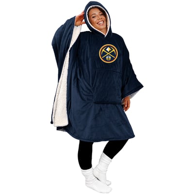 Denver Nuggets Pegasus Team Color 50" x 70" Bloncho Sherpa Fan Cape