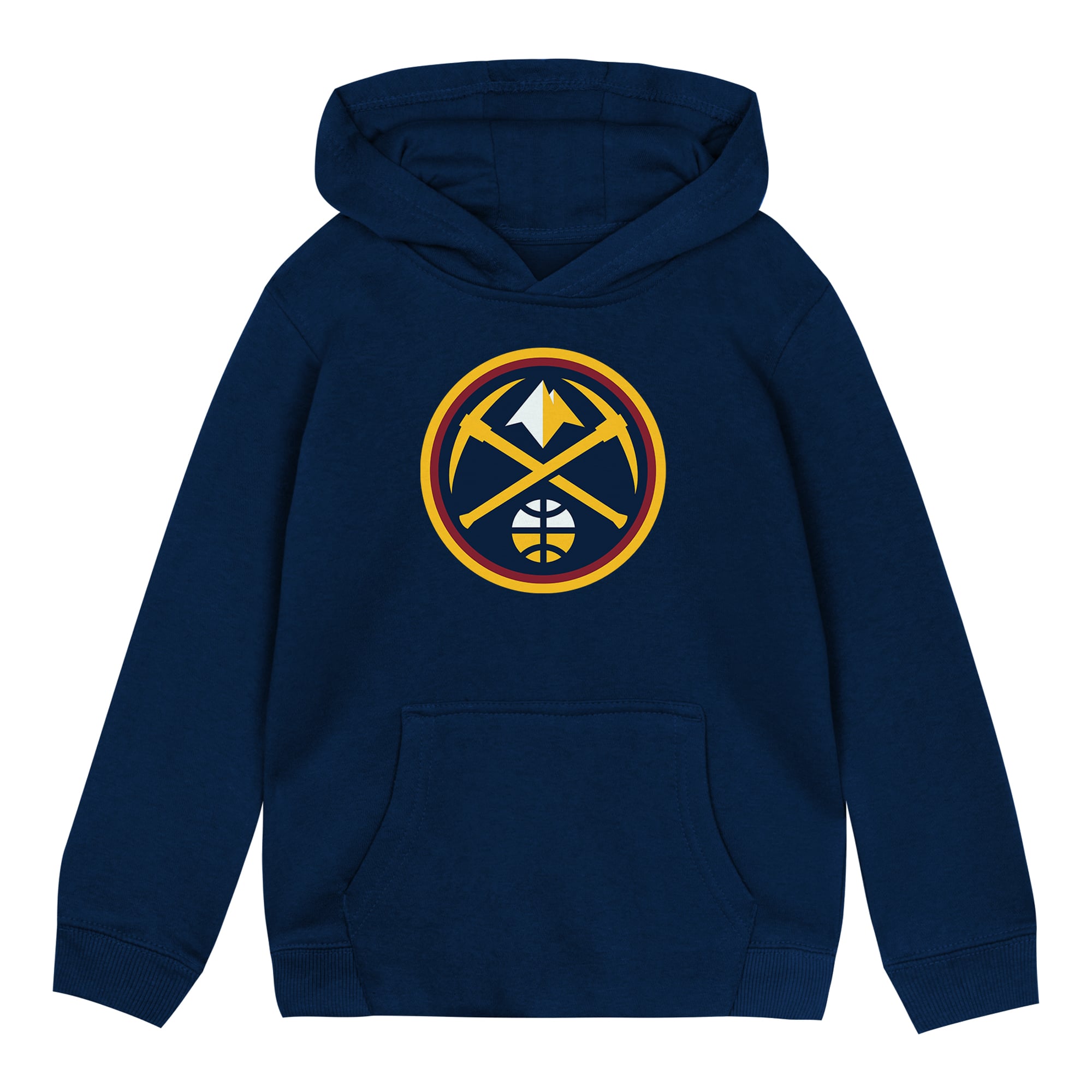 Sweat à capuche Outerstuff bleu marine avec logo principal des Denver Nuggets pour tout-petits
