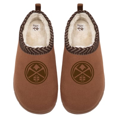 Denver Nuggets ISlide Unisex Tonal Logo Mission Slipper - Tan
