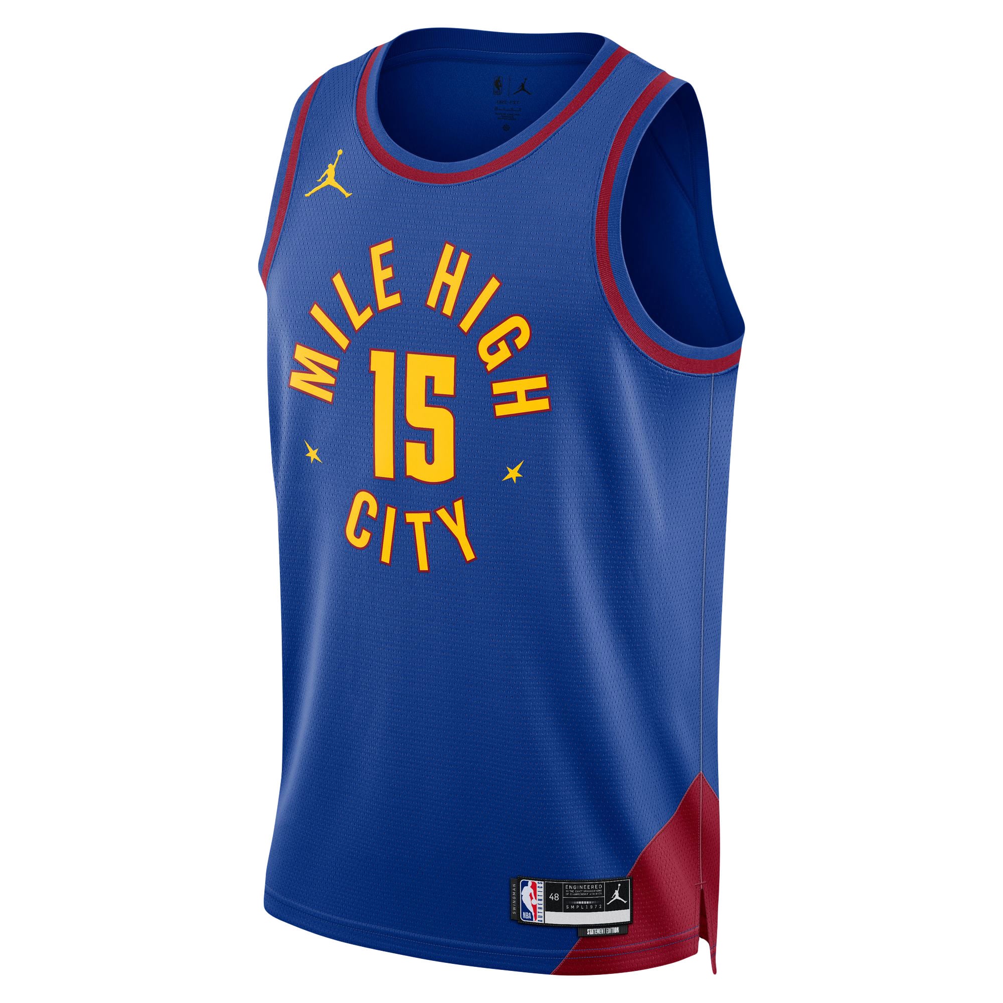 Maillot Swingman unisexe Jordan Brand Nikola Jokić bleu Denver Nuggets - Édition Statement