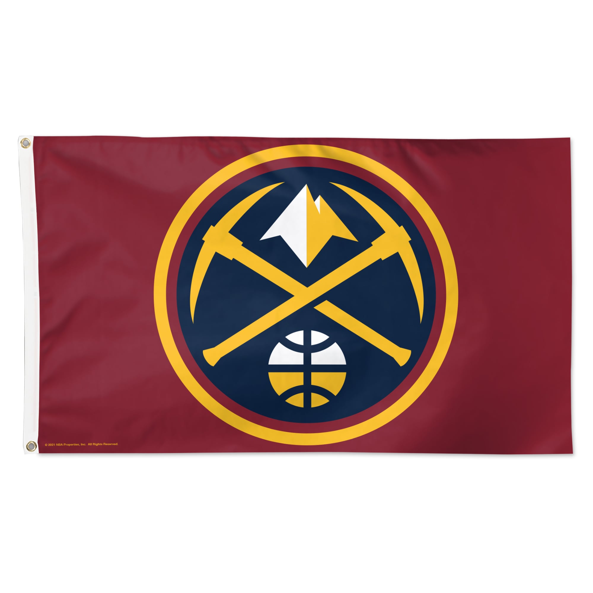 Drapeau de luxe WinCraft Denver Nuggets 91 x 152 cm (3 pi x 5 pi) à une face