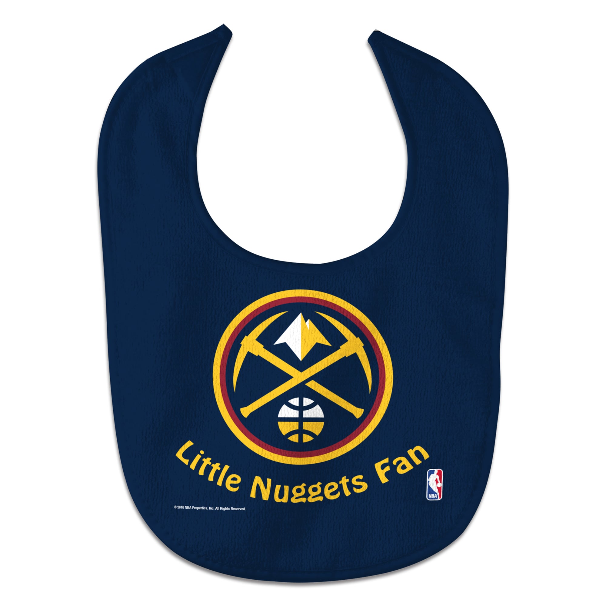 Bavoir bébé WinCraft Denver Nuggets Little Fan All-Pro