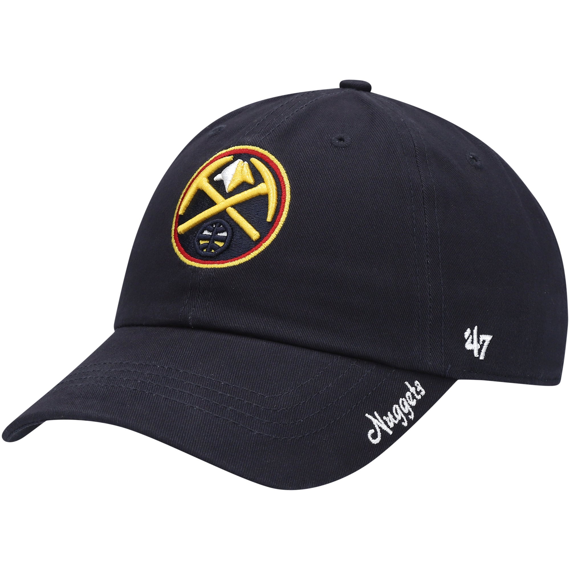Women's Denver Nuggets '47 Navy Miata Clean Up Logo Adjustable Hat