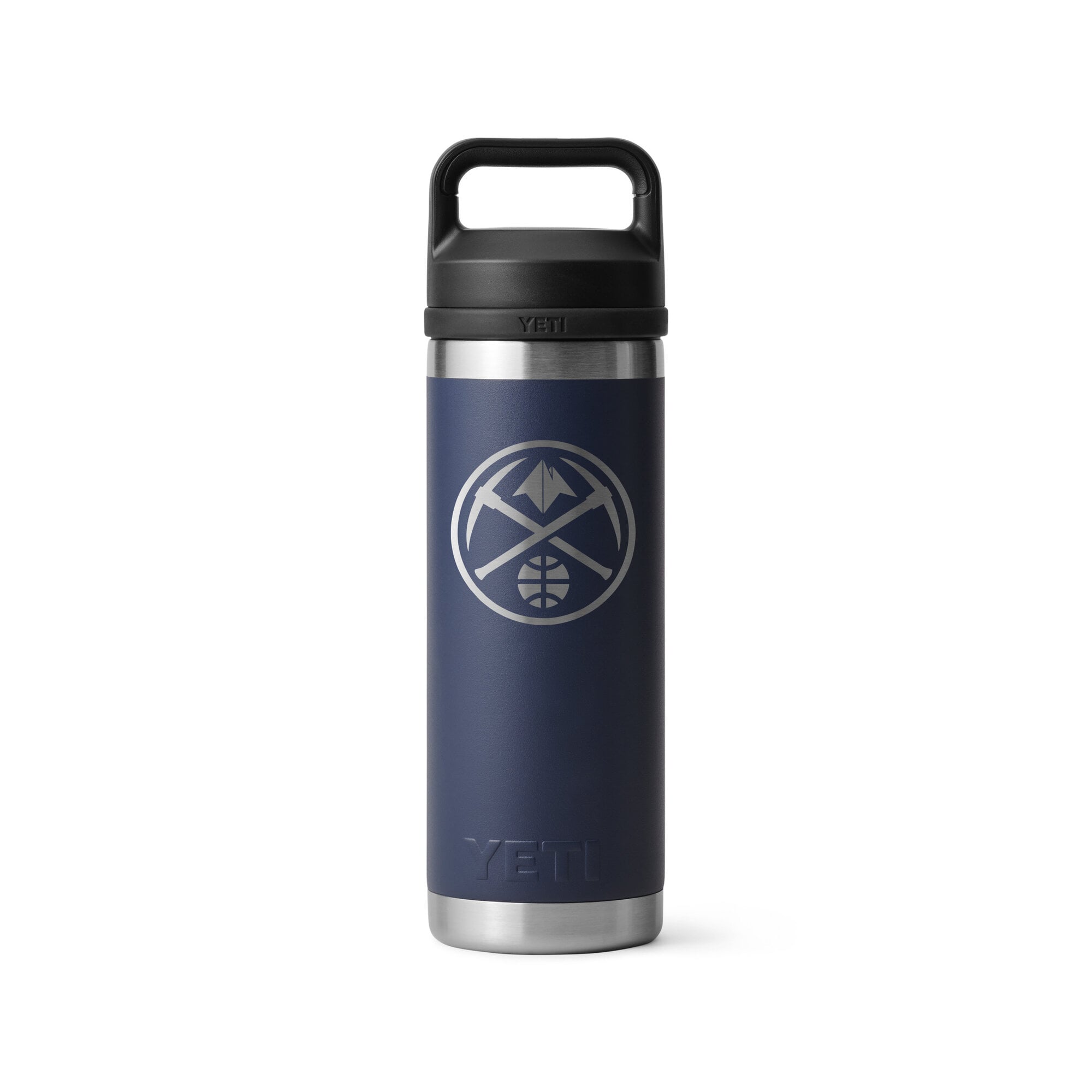 YETI White Denver Nuggets 18oz. Rambler Chug Water Bottle