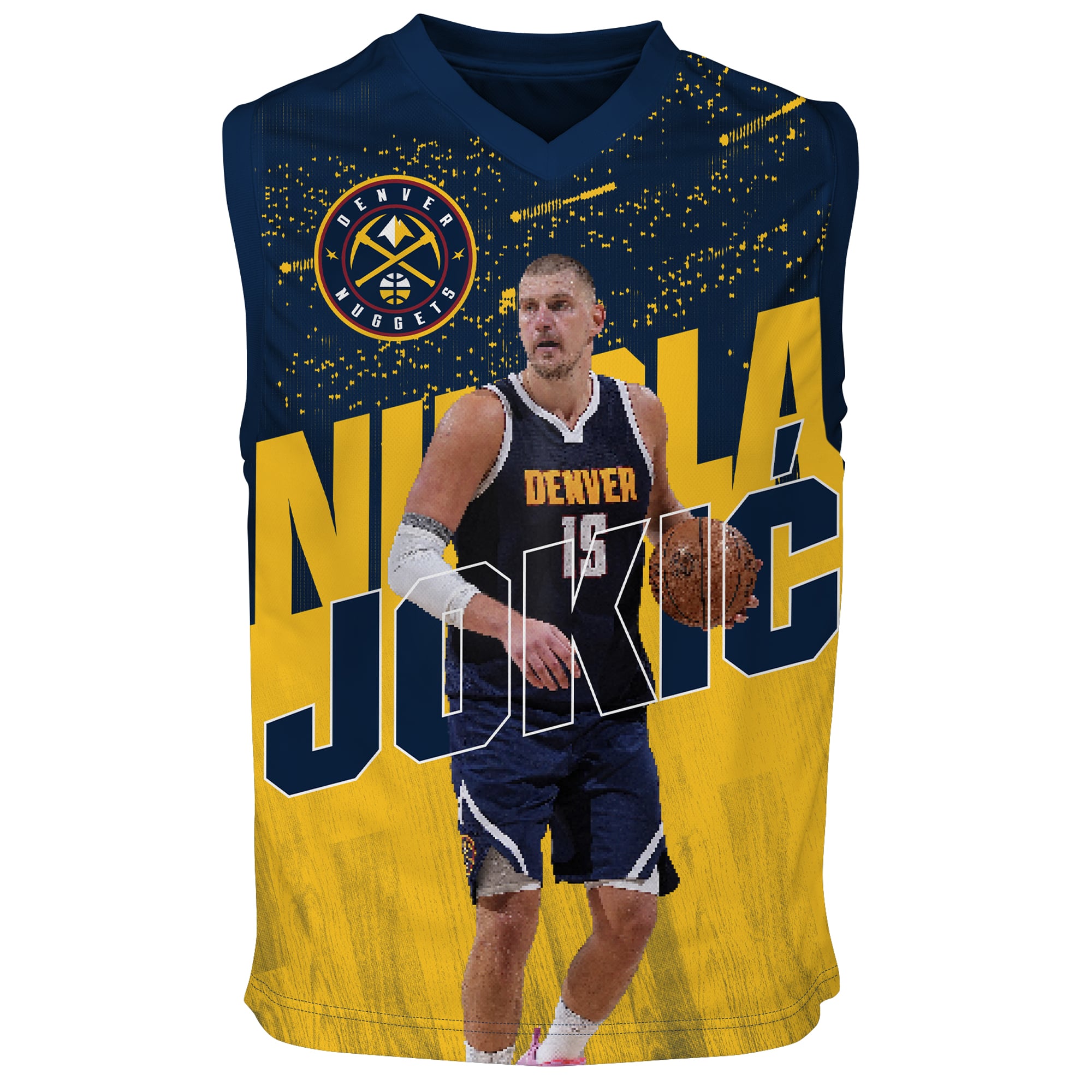Youth Outerstuff Nikola Jokić Navy Denver Nuggets Icon Play Jersey