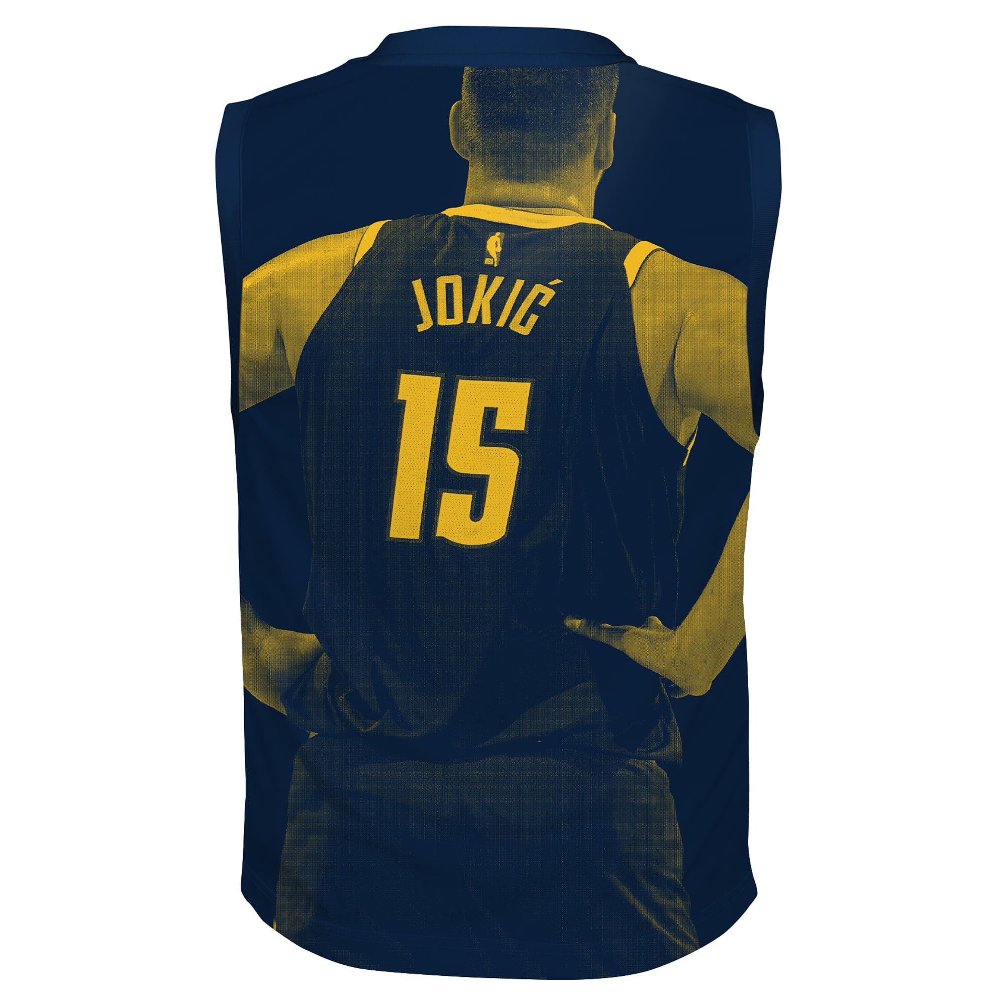 Youth Outerstuff Nikola Jokić Navy Denver Nuggets Icon Play Jersey