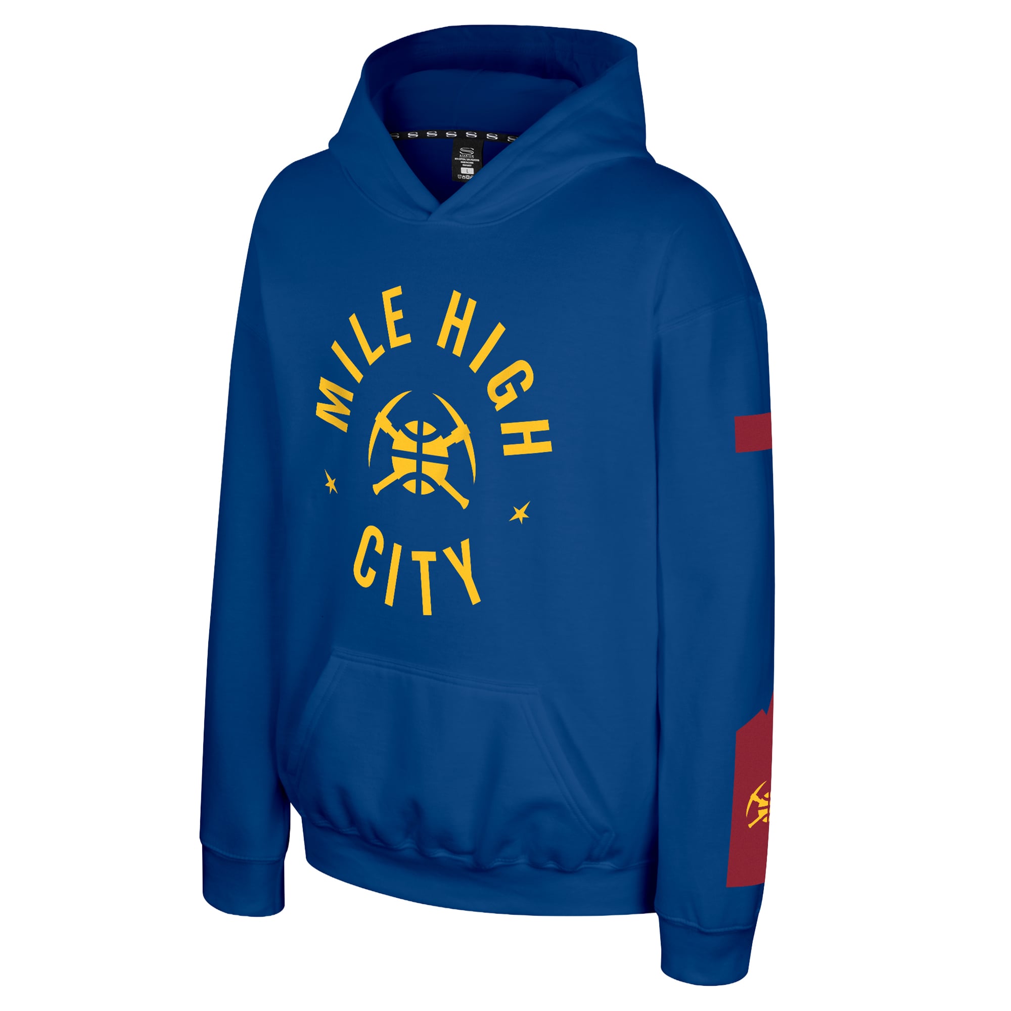 Youth Stadium Essentials Blue Denver Nuggets Legends City Star Hoodie