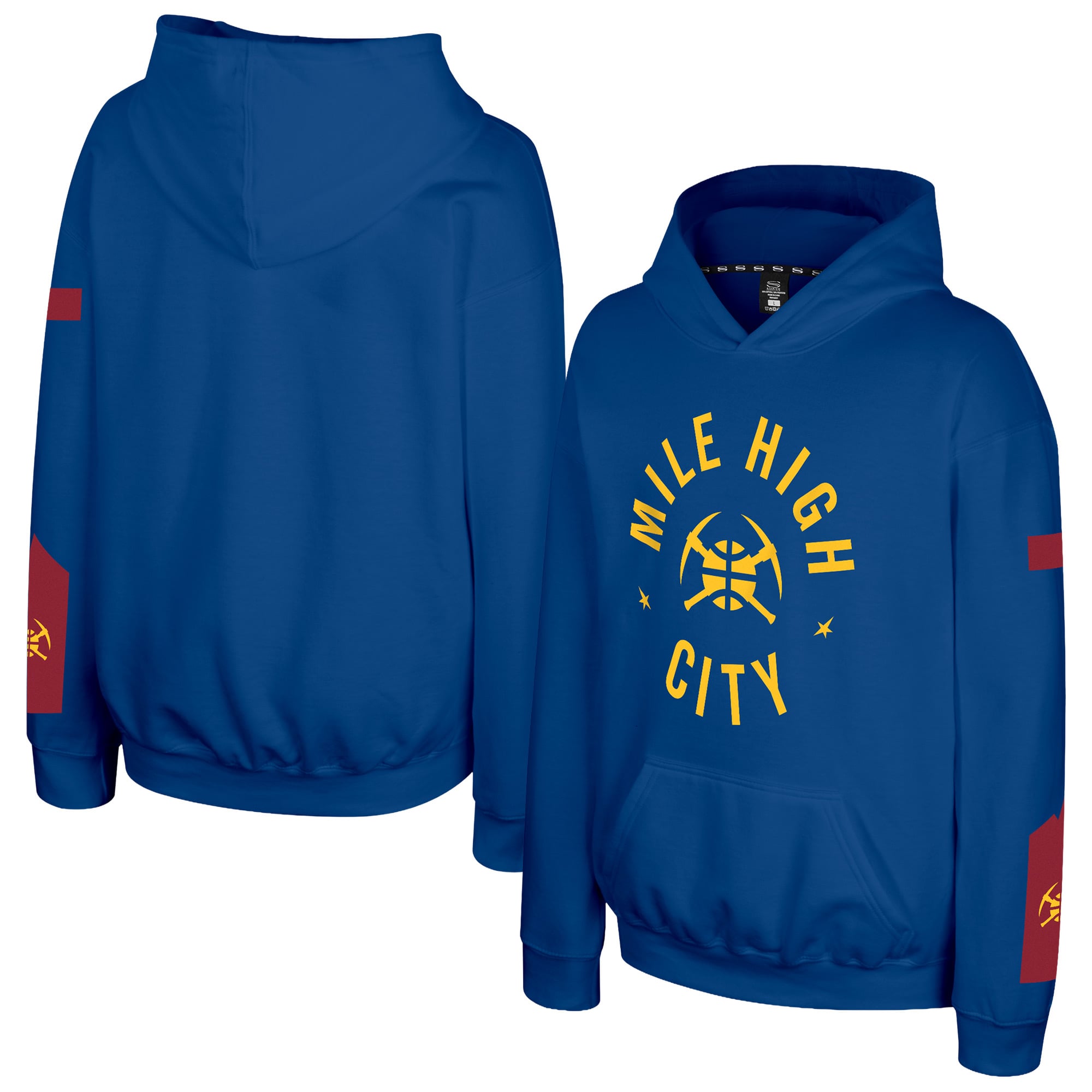 Youth Stadium Essentials Blue Denver Nuggets Legends City Star Hoodie
