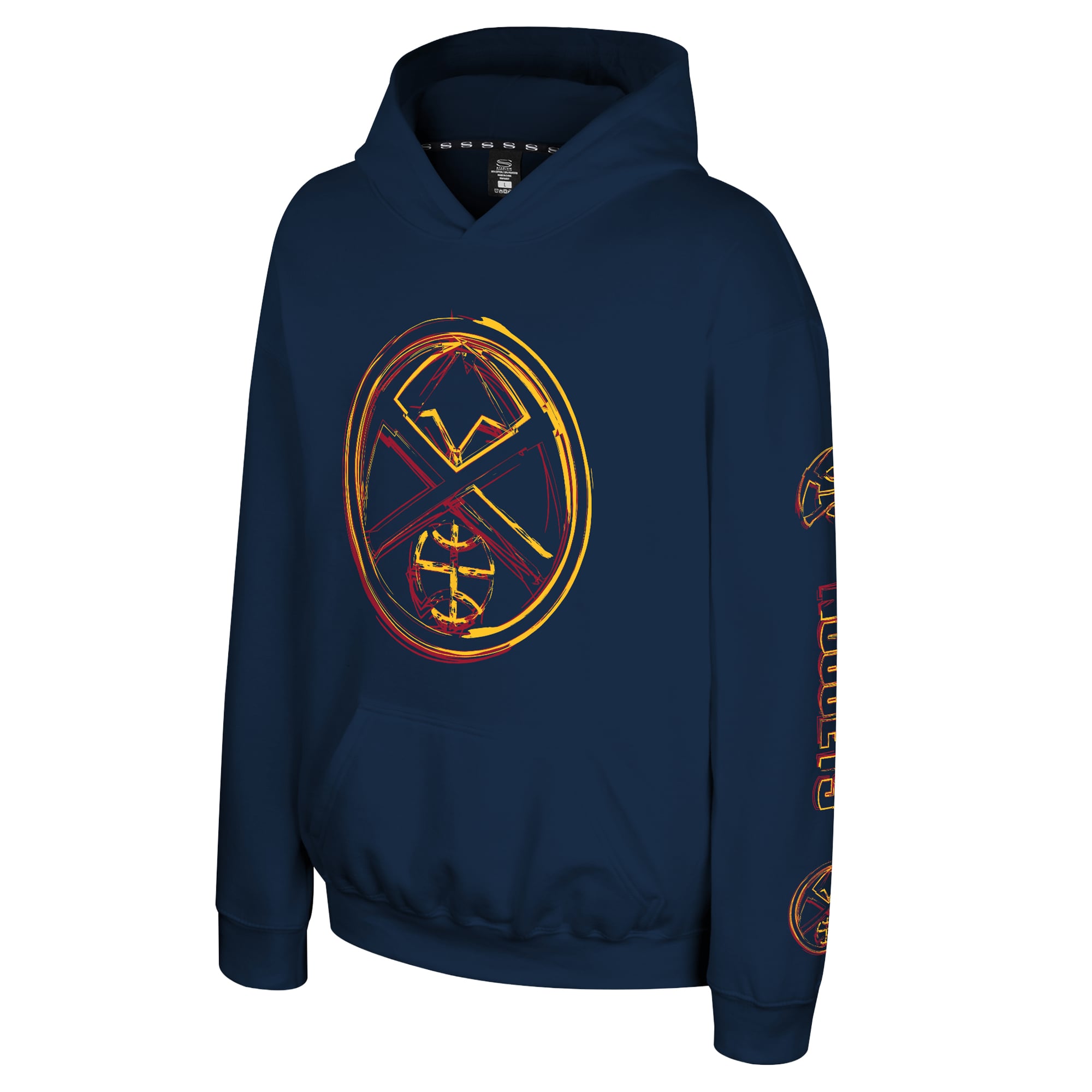 Youth Stadium Essentials Navy Denver Nuggets Legends Elementized Hoodie