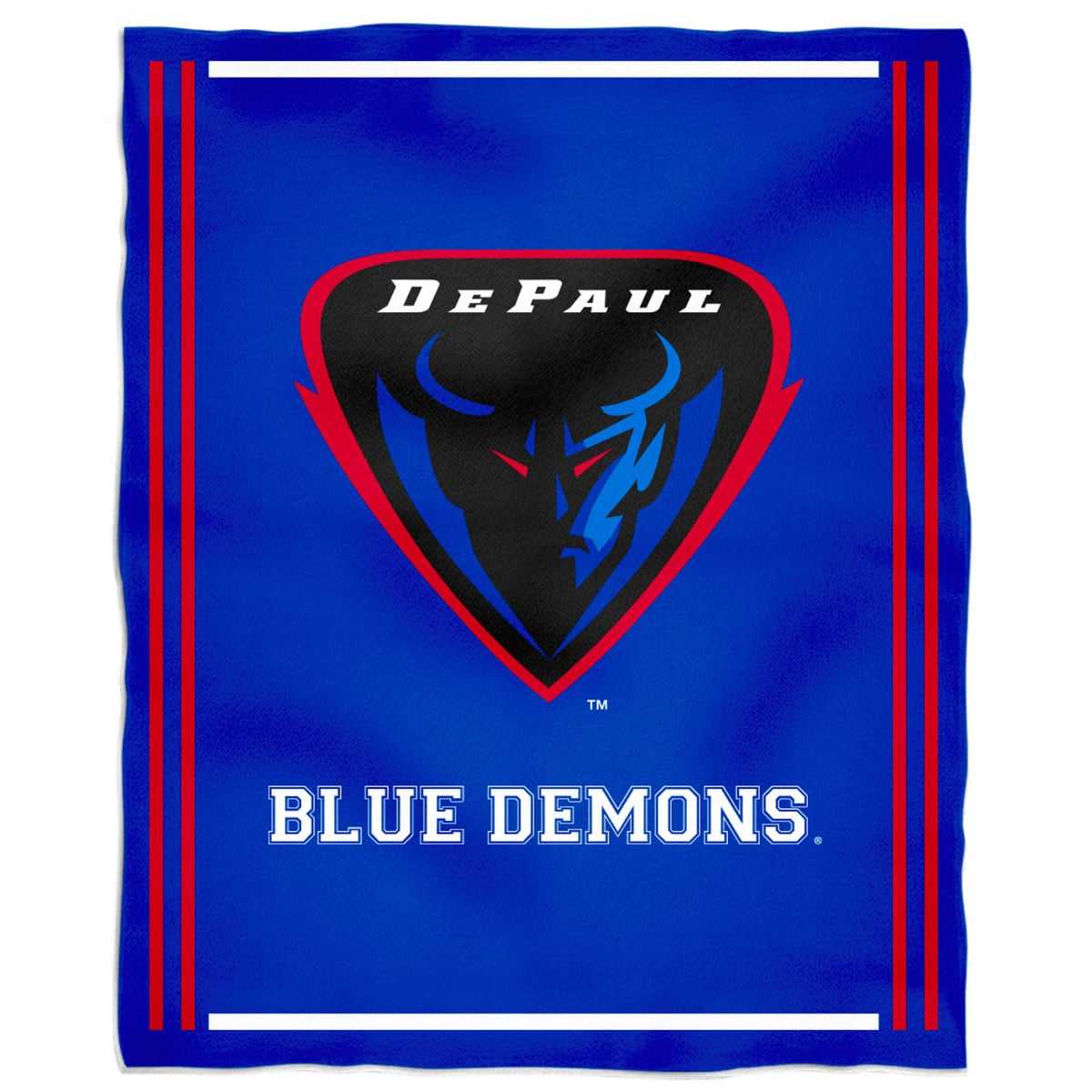DePaul University Gartenflagge - Doppelseitig, 100% Polyester, Offiziell Lizenziert, Design A