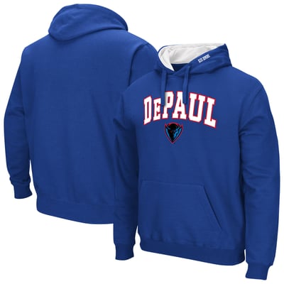 DePaul Blue Demons Colosseum Arch & Logo 3.0 Pullover Hoodie - Royal