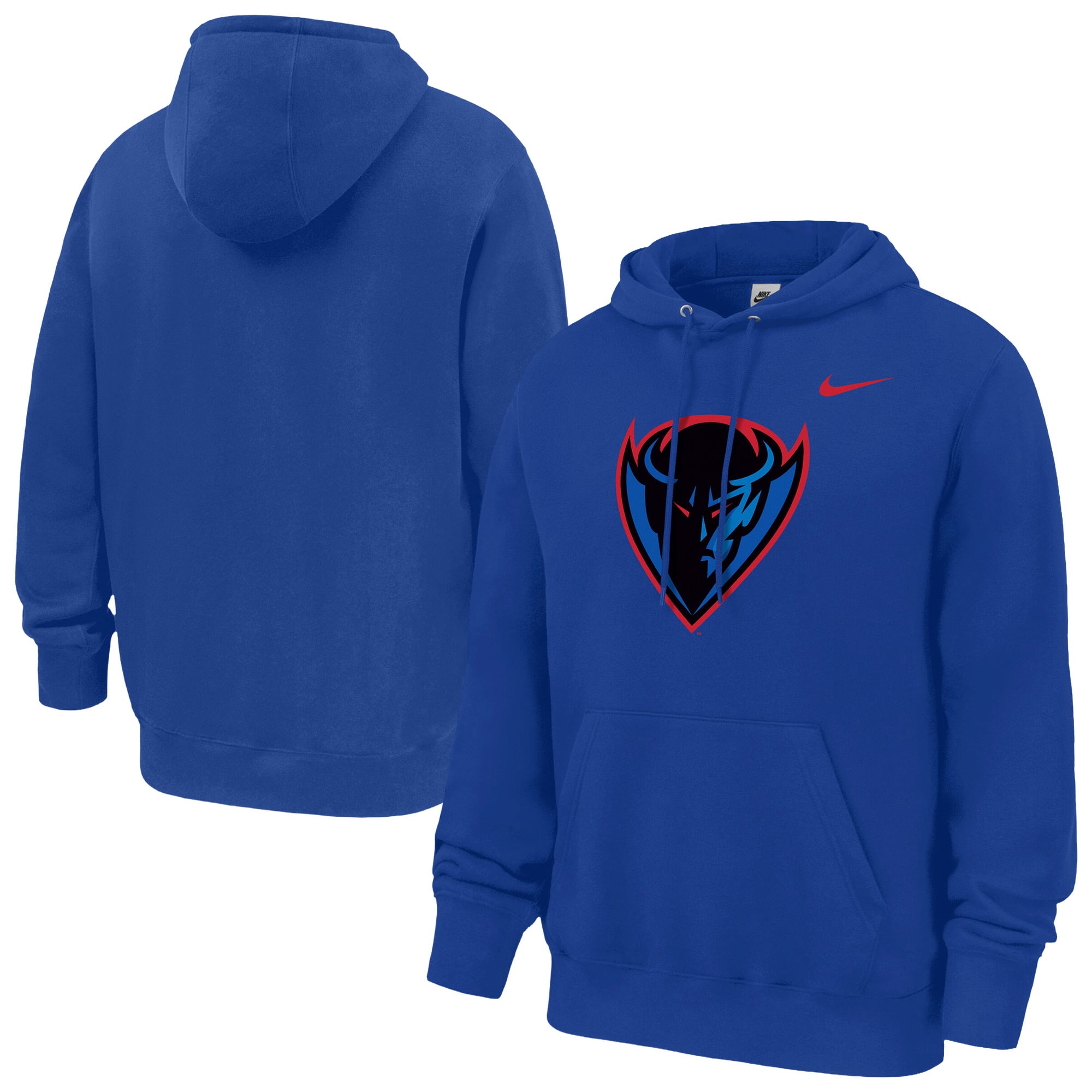 Men's Nike Royal DePaul Blue Demons Club Fleece Hoodie